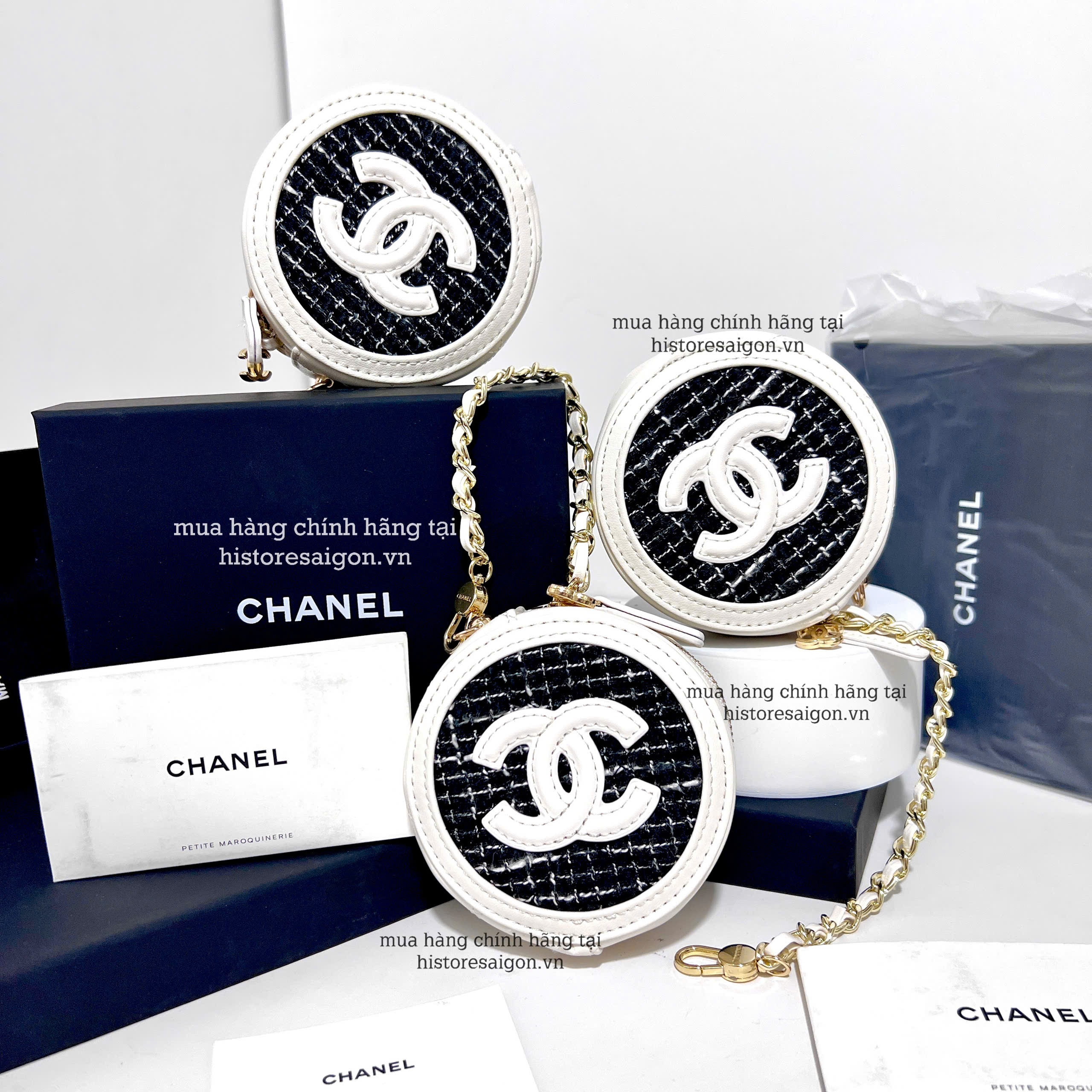 2165 - Túi Chanel Tweed Mini Gift (Gift Hãng Tặng Khách) [HÀNG CHÍNH HÃNG]