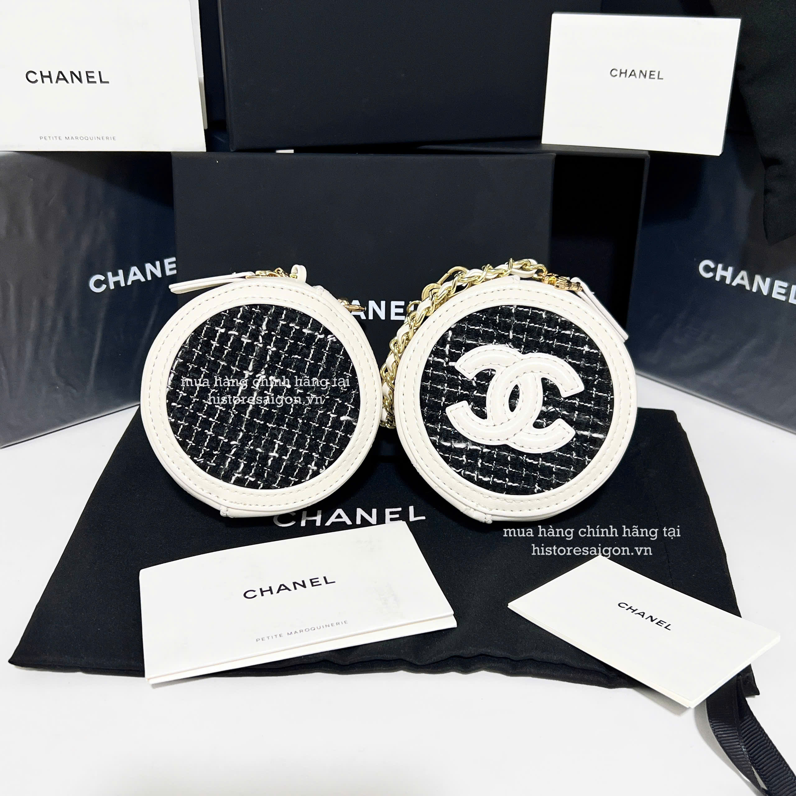 2165 - Túi Chanel Tweed Mini Gift (Gift Hãng Tặng Khách) [HÀNG CHÍNH HÃNG]