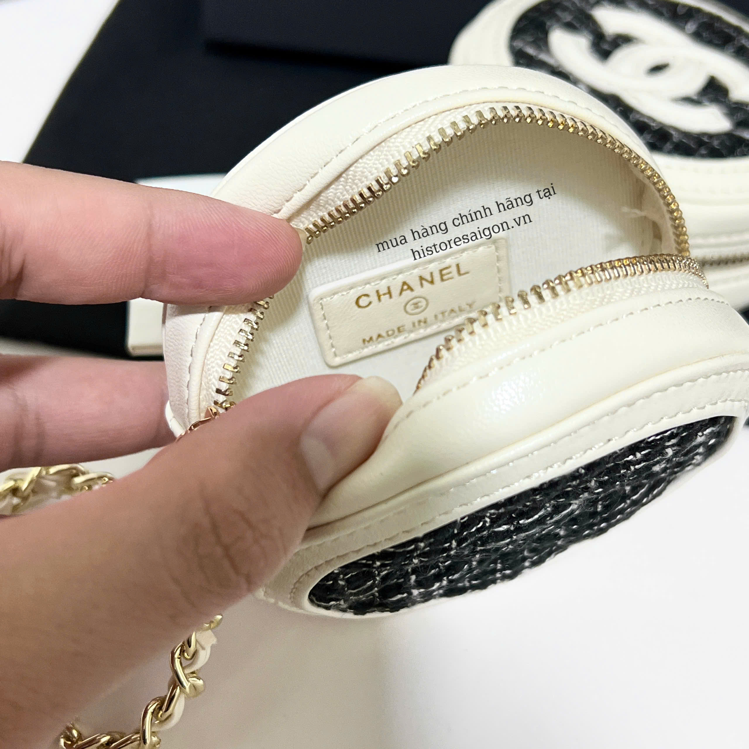 2165 - Túi Chanel Tweed Mini Gift (Gift Hãng Tặng Khách) [HÀNG CHÍNH HÃNG]