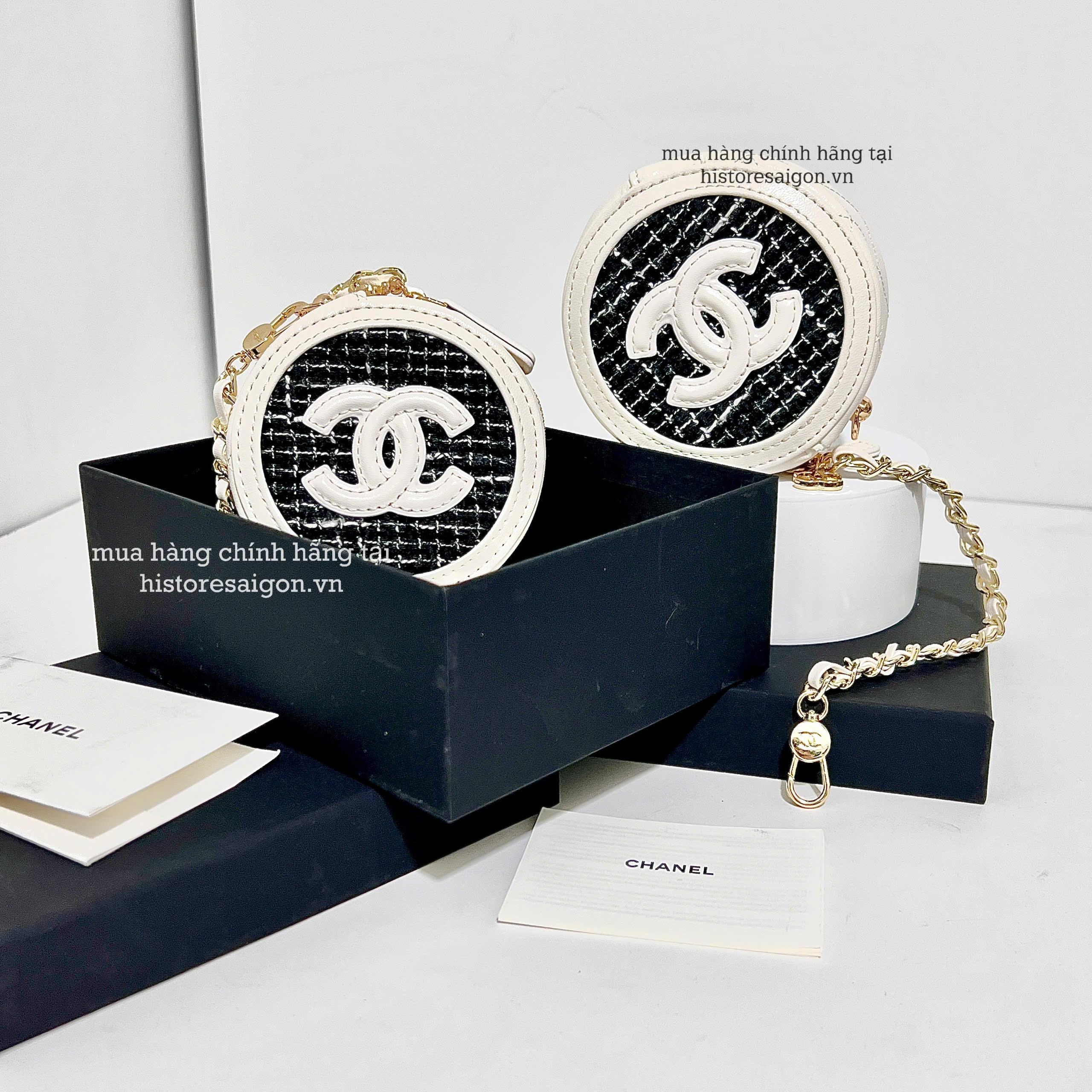 2165 - Túi Chanel Tweed Mini Gift (Gift Hãng Tặng Khách) [HÀNG CHÍNH HÃNG]