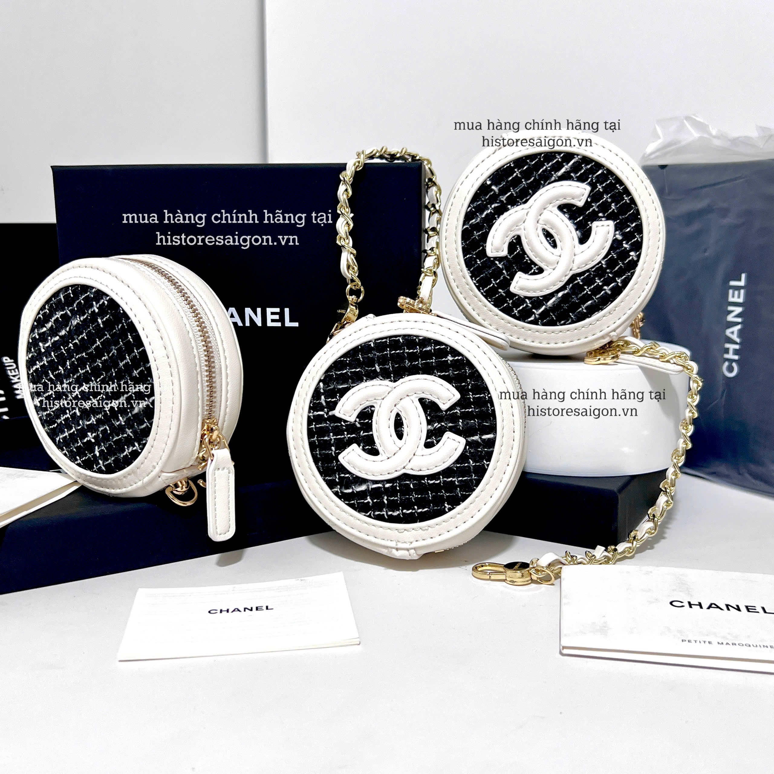 2165 - Túi Chanel Tweed Mini Gift (Gift Hãng Tặng Khách) [HÀNG CHÍNH HÃNG]