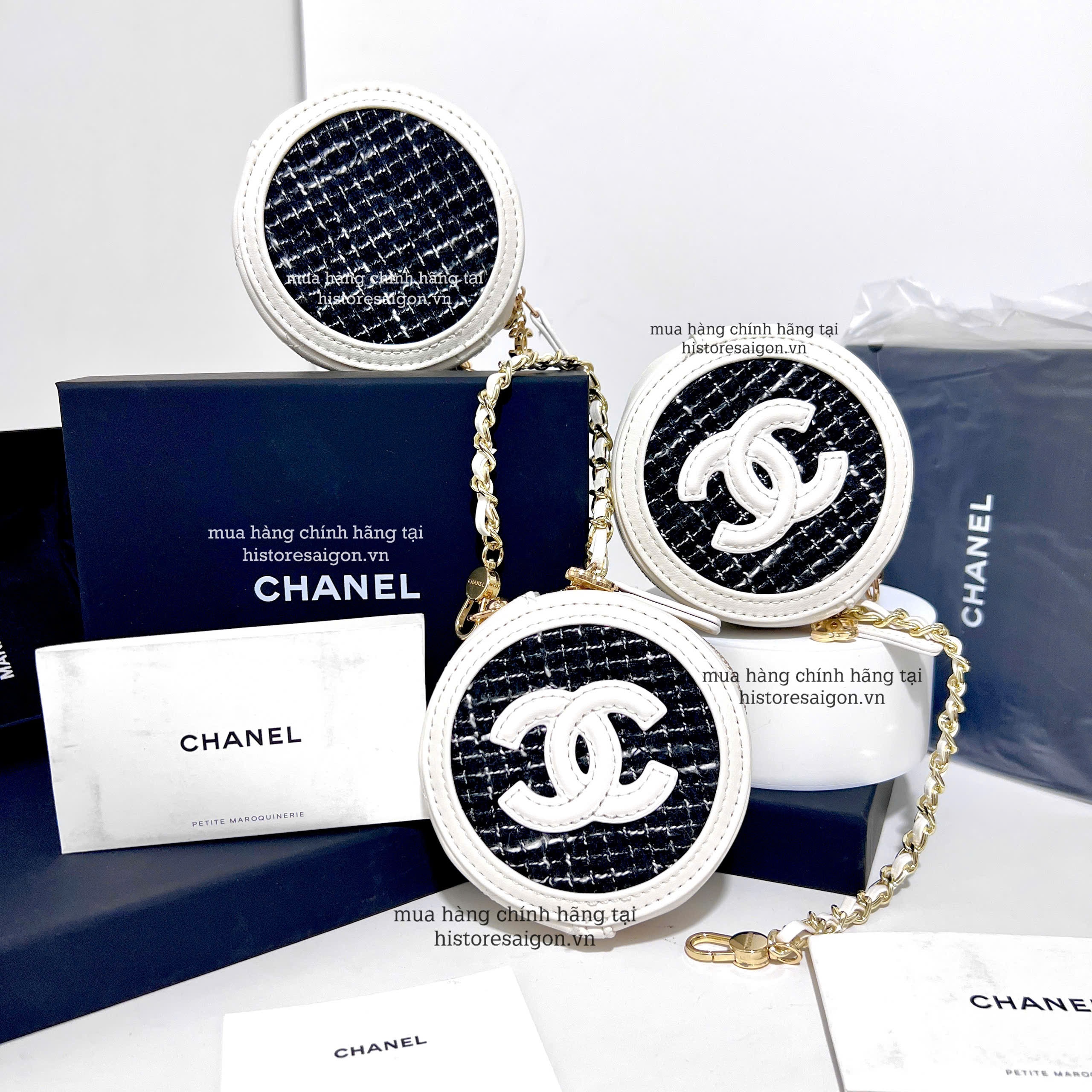 2165 - Túi Chanel Tweed Mini Gift (Gift Hãng Tặng Khách) [HÀNG CHÍNH HÃNG]