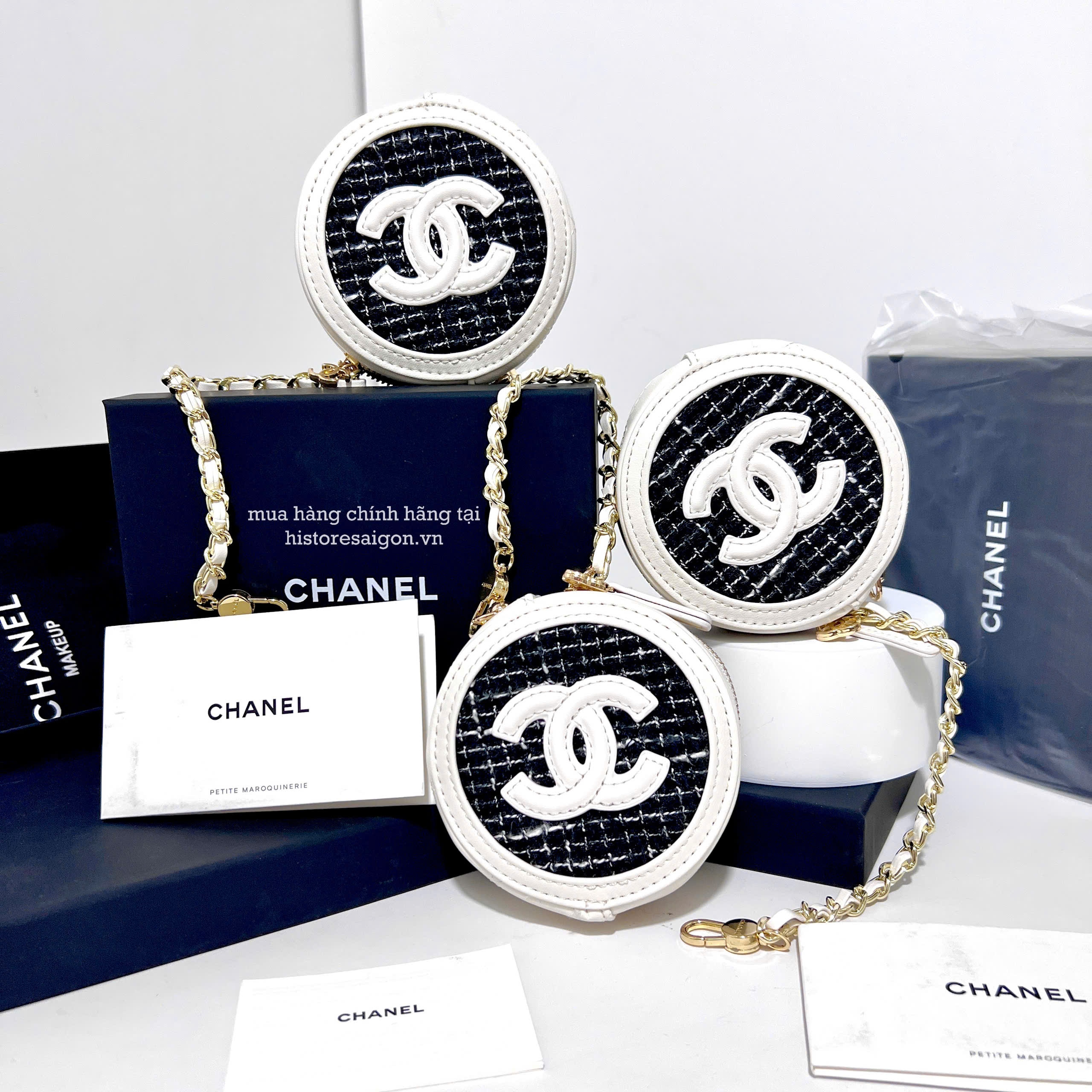 2165 - Túi Chanel Tweed Mini Gift (Gift Hãng Tặng Khách) [HÀNG CHÍNH HÃNG]