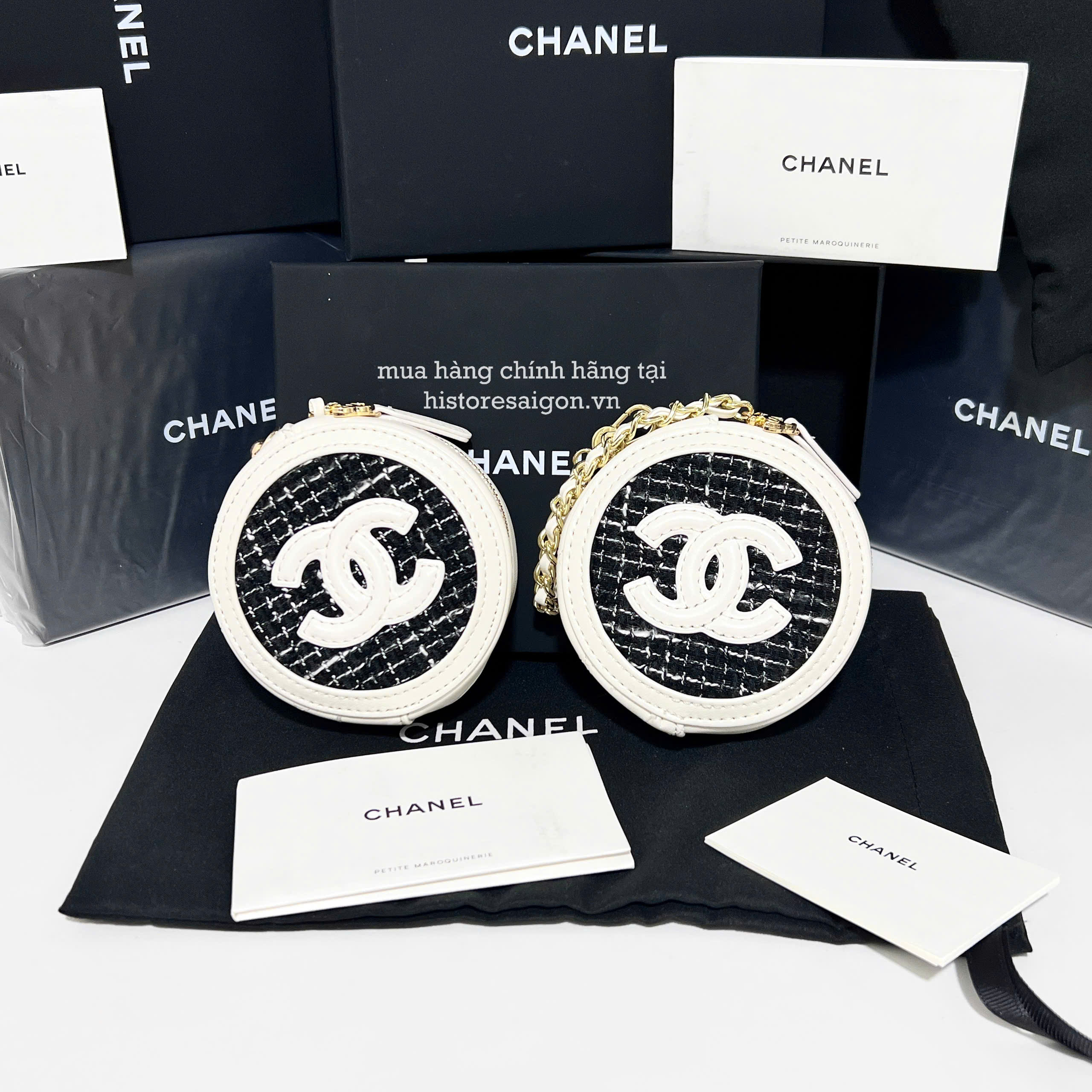 2165 - Túi Chanel Tweed Mini Gift (Gift Hãng Tặng Khách) [HÀNG CHÍNH HÃNG]