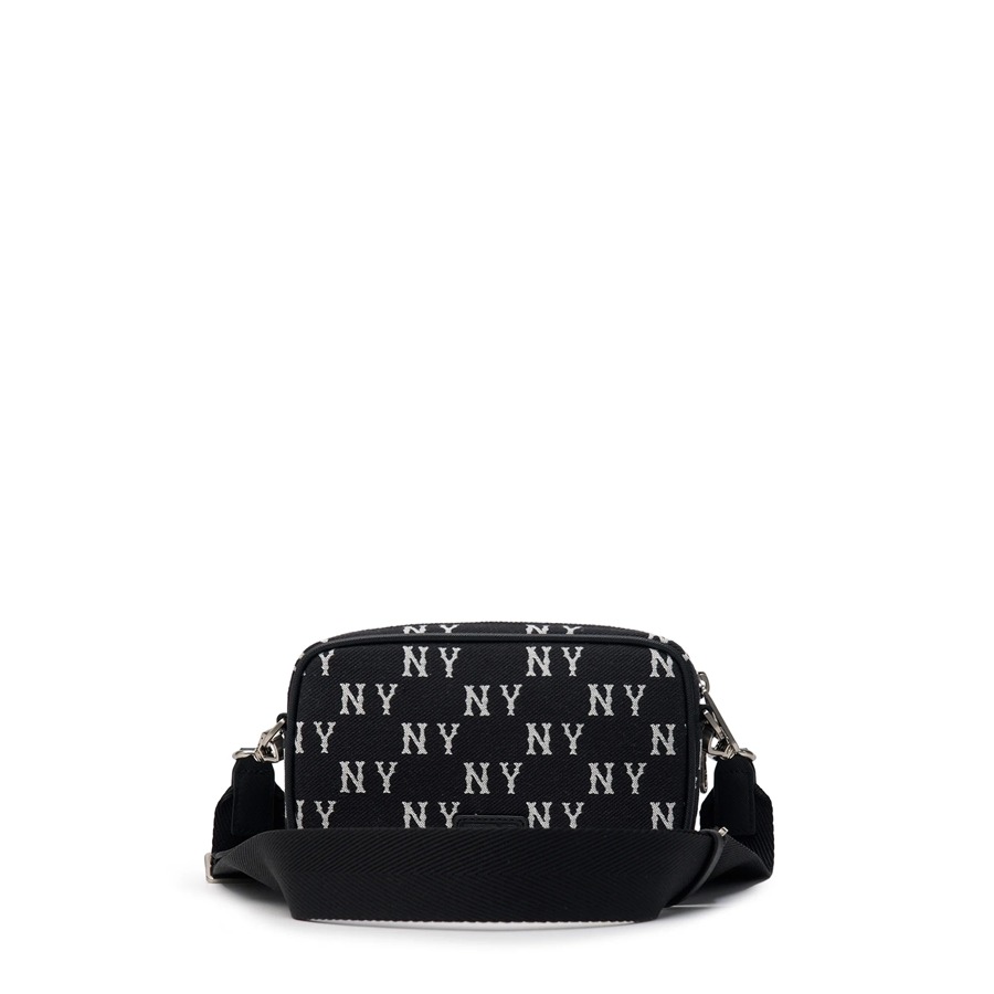 558 -  Túi MLB NY Monogram Mini New York Yankees - Đen - Code 3ACRS014N-50BKS [HÀNG CHÍNH HÃNG]