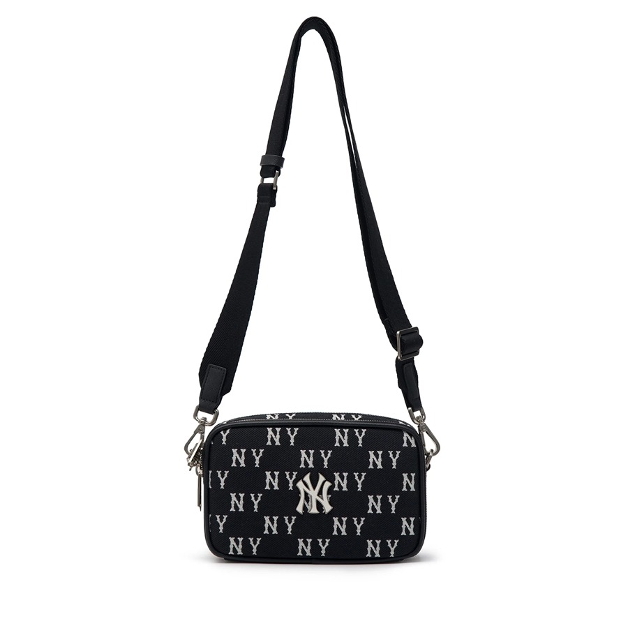 558 -  Túi MLB NY Monogram Mini New York Yankees - Đen - Code 3ACRS014N-50BKS [HÀNG CHÍNH HÃNG]