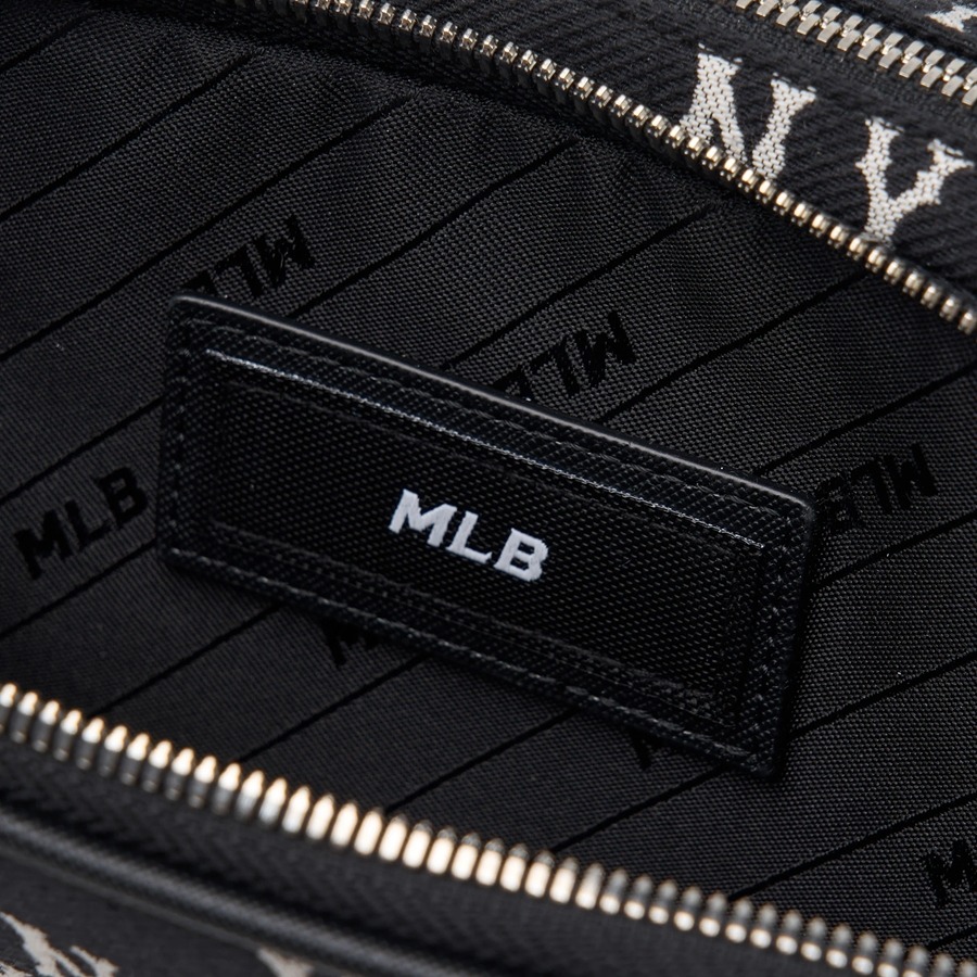 558 -  Túi MLB NY Monogram Mini New York Yankees - Đen - Code 3ACRS014N-50BKS [HÀNG CHÍNH HÃNG]