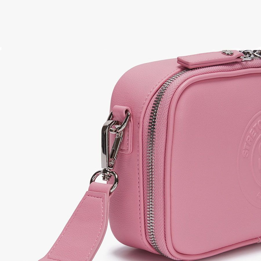 604 -  Túi Đeo Chéo Stretch Angels Logo Shoulder Bag A-23N-SWCR0013N-PKS Màu Hồng [HÀNG CHÍNH HÃNG]