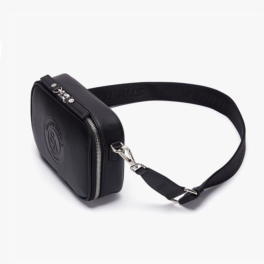 606 -  Túi Đeo Chéo Stretch Angels Logo Shoulder Bag A-23N-SWCR0013N-BKS Màu Đen [HÀNG CHÍNH HÃNG]