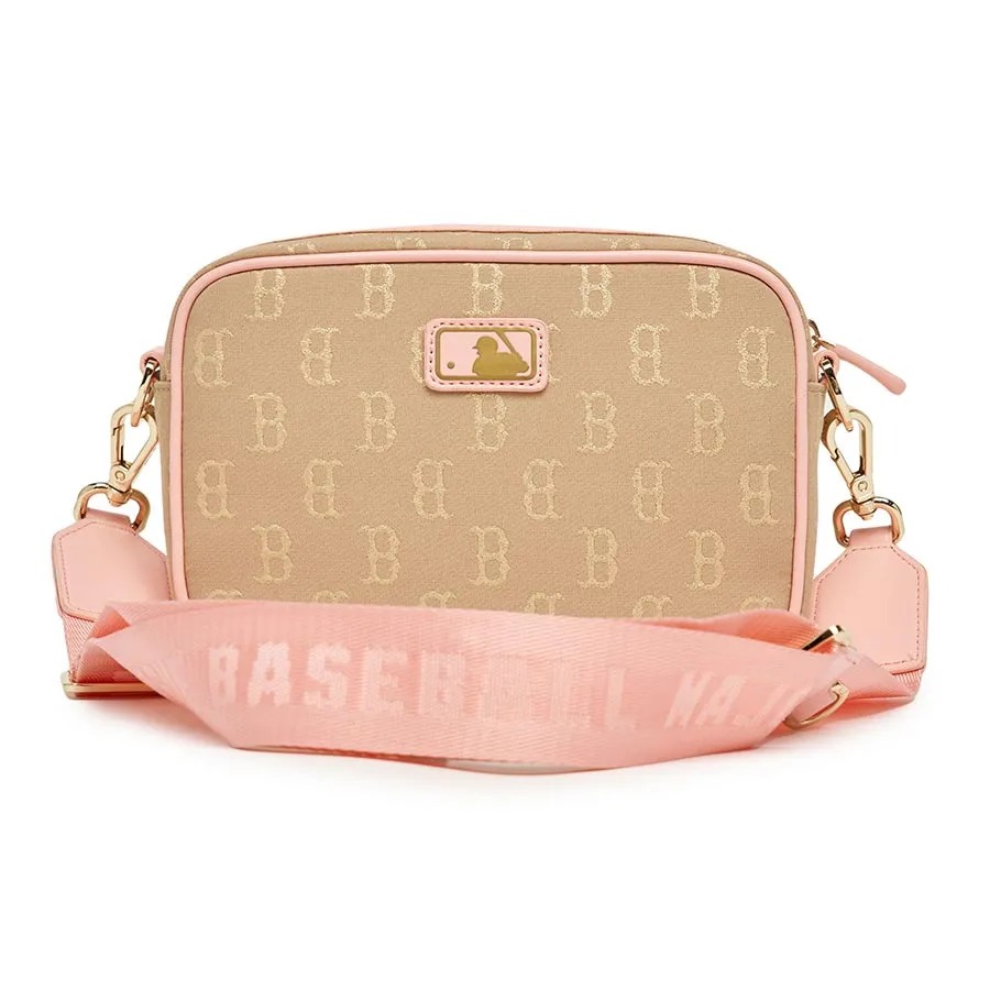 931 -  Túi MLB Monogram Jacquard Boston Redsox - Code 7ACRM023N-43GOS [HÀNG CHÍNH HÃNG]