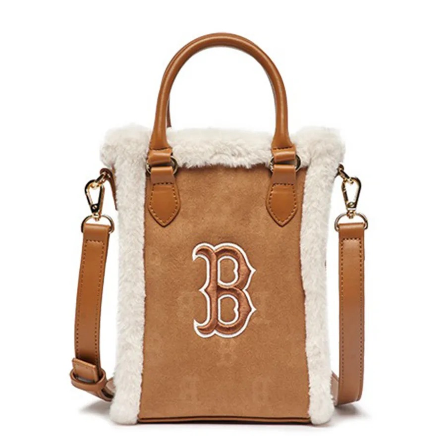 894 -  Túi MLB Monogram Mustang Cross Bag Boston - Brown - Đeo Chéo - Code 7ACRM0436-43CAS Màu Nâu [HÀNG CHÍNH HÃNG]
