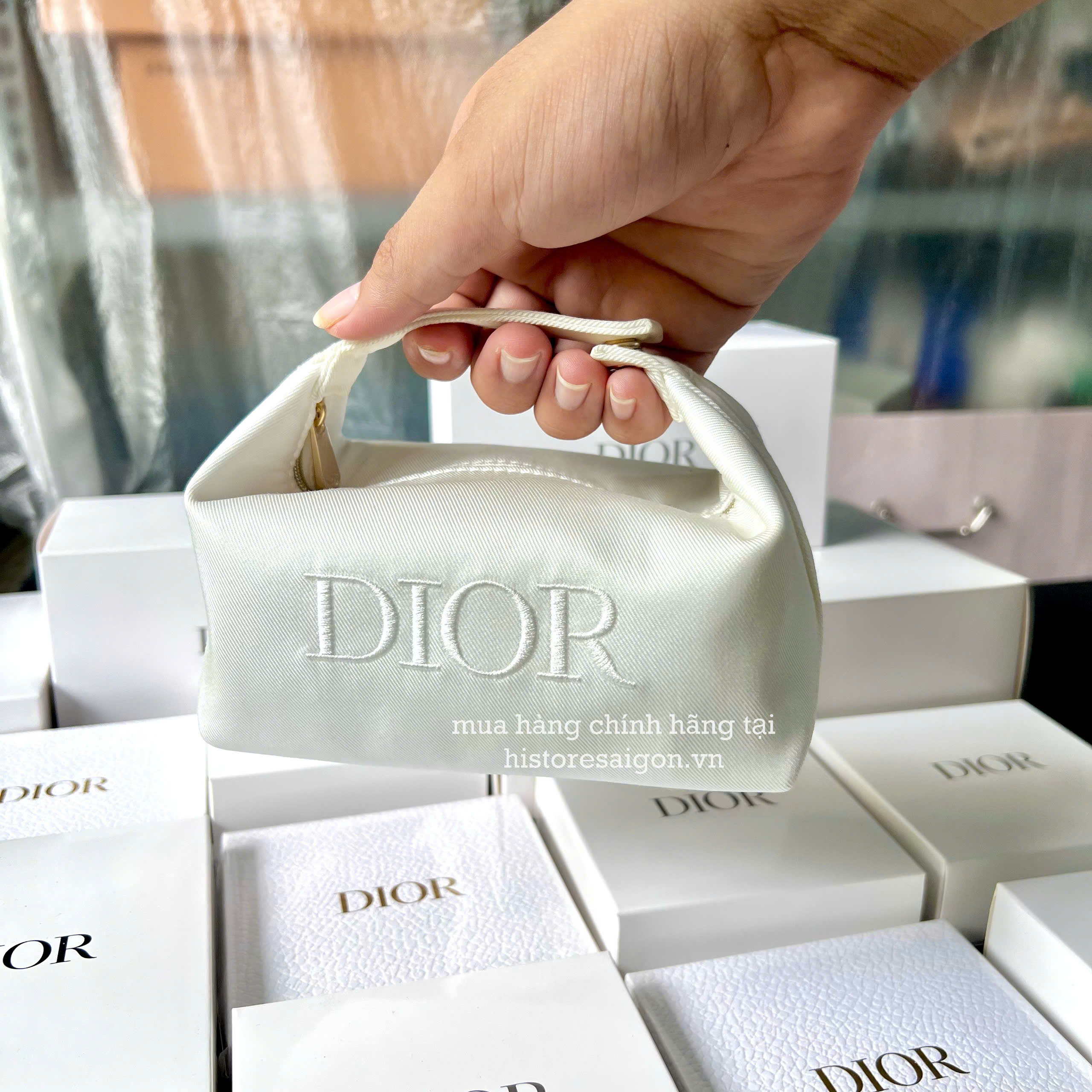1781 - Túi Dior Gift Trousse Pouch - Túi Pouch Dior Gift Dior For VIP (Gift Hãng Tặng Khách VIP) [HÀNG CHÍNH HÃNG]