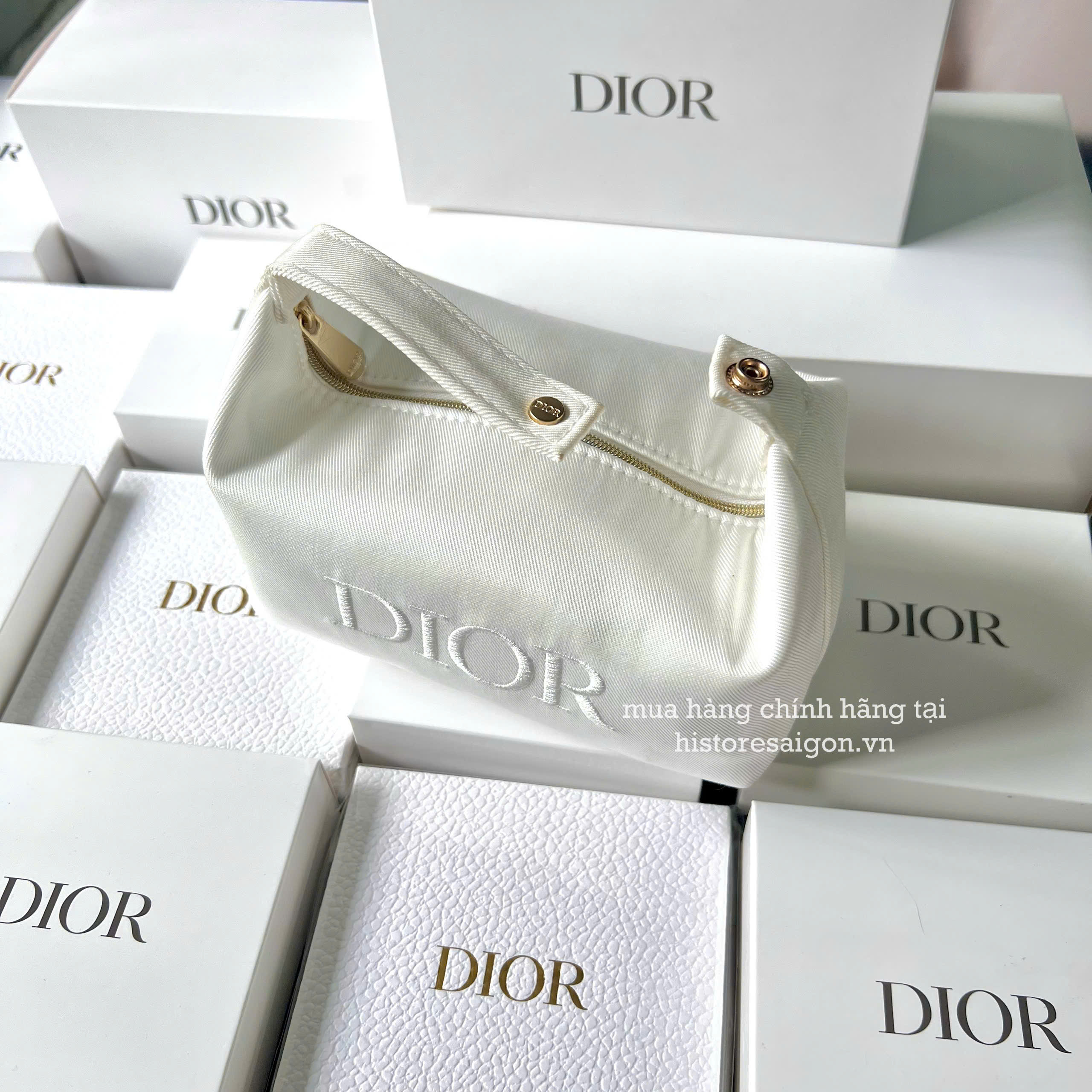 1781 - Túi Dior Gift Trousse Pouch - Túi Pouch Dior Gift Dior For VIP (Gift Hãng Tặng Khách VIP) [HÀNG CHÍNH HÃNG]