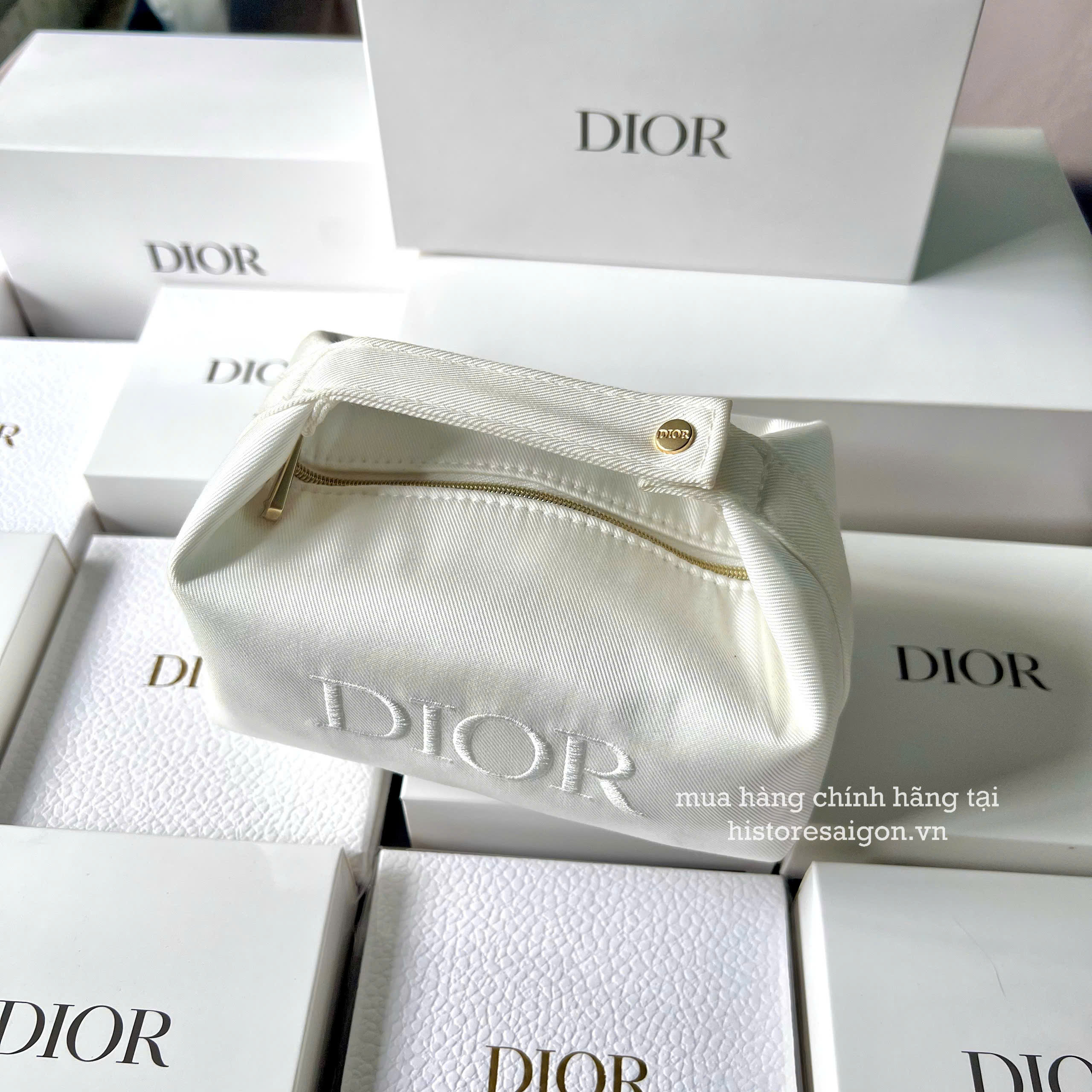 1781 - Túi Dior Gift Trousse Pouch - Túi Pouch Dior Gift Dior For VIP (Gift Hãng Tặng Khách VIP) [HÀNG CHÍNH HÃNG]
