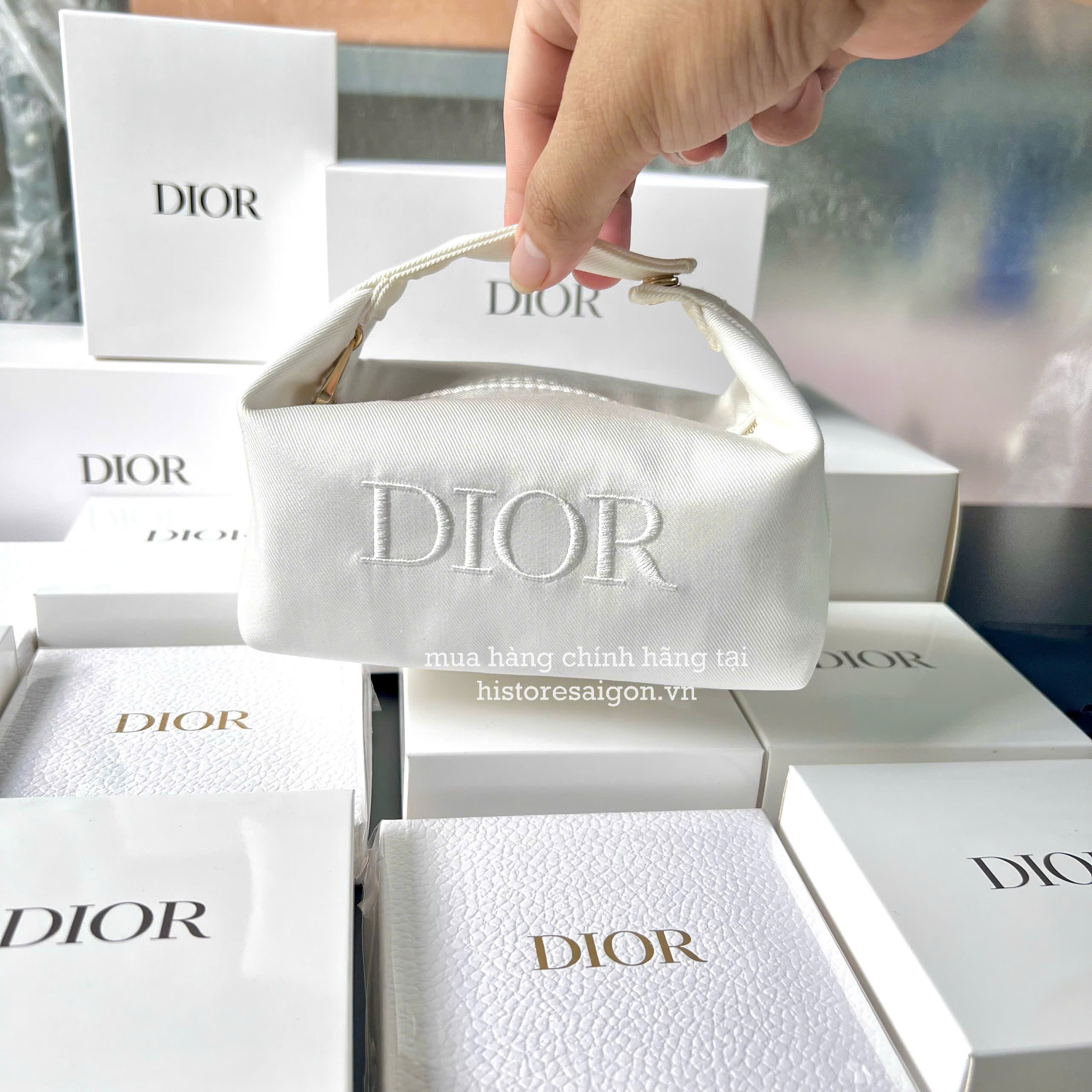 1781 - Túi Dior Gift Trousse Pouch - Túi Pouch Dior Gift Dior For VIP (Gift Hãng Tặng Khách VIP) [HÀNG CHÍNH HÃNG]