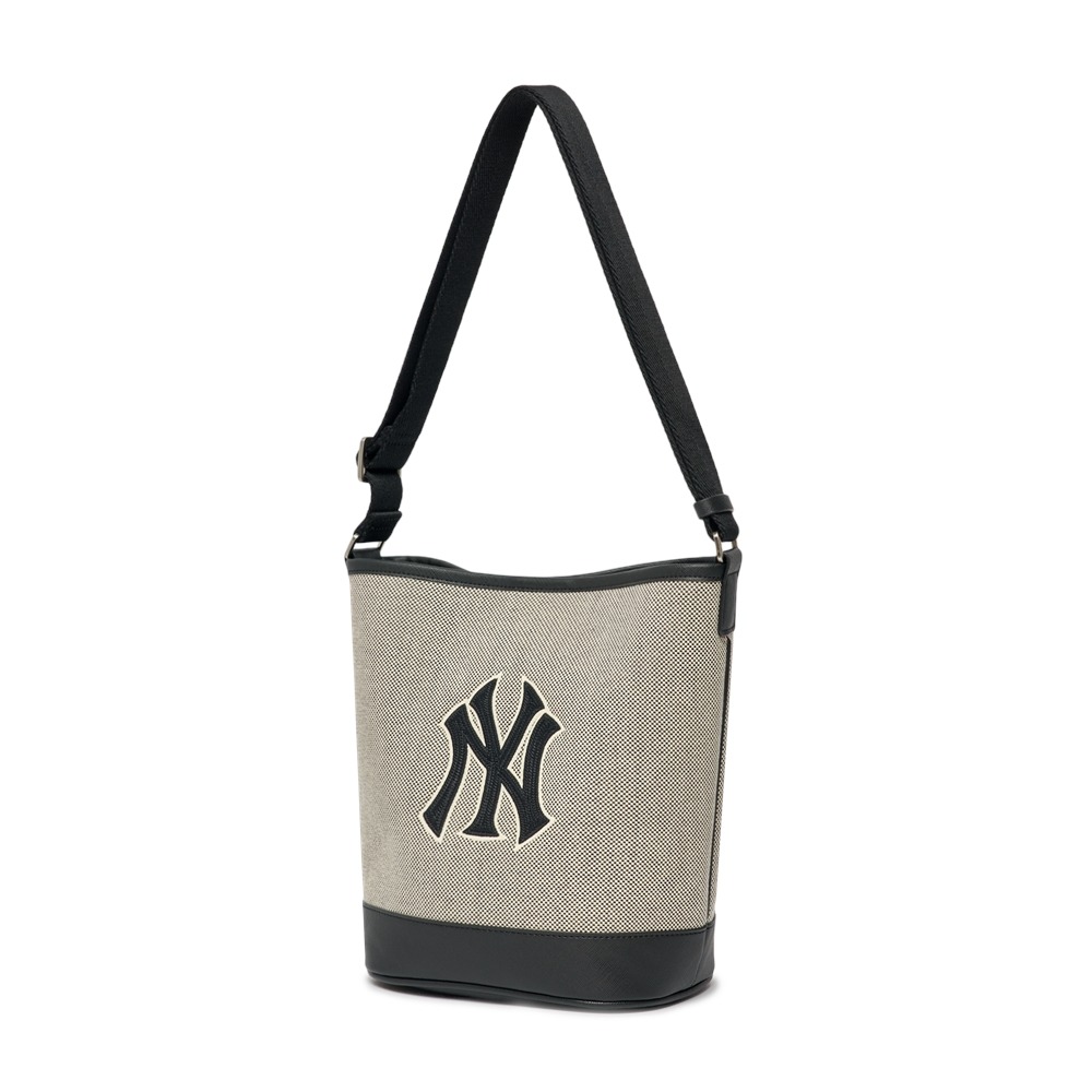 1778 - Túi MLB Basic Logo Canvas Bucket Bag New York Yankees Black 3ABMS072N-50BKS [HÀNG CHÍNH HÃNG]
