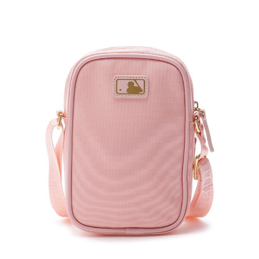 494 -  Túi MLB NY Monogram Mini - Hồng Pinky - Code 7ACRMDD4N-50PKM [HÀNG CHÍNH HÃNG]