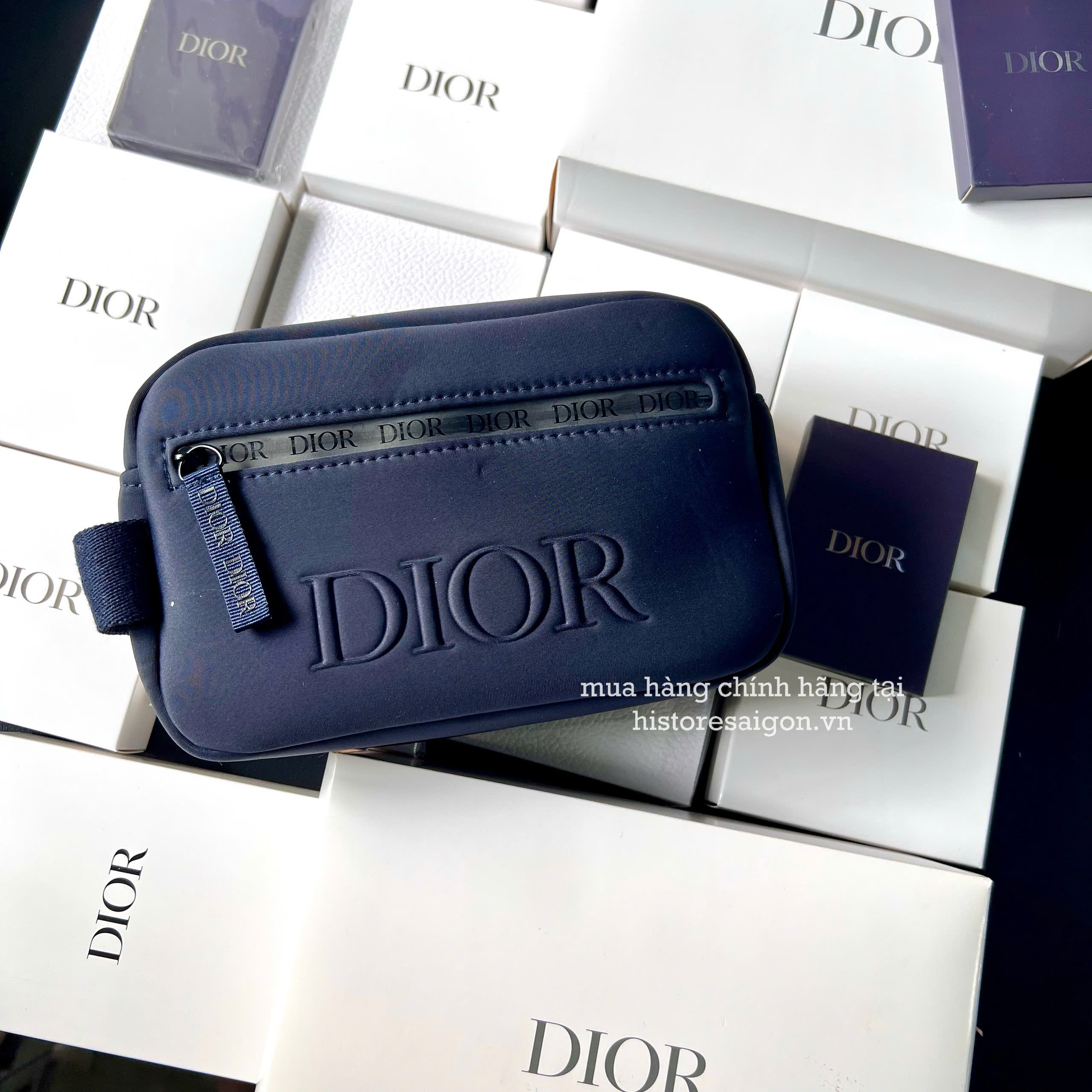 1773 - Túi Pouch Dior Gift Make-up Special Gift For VIP - Túi Đựng Dior (Gift Hãng Tặng Khách VIP) [HÀNG CHÍNH HÃNG]