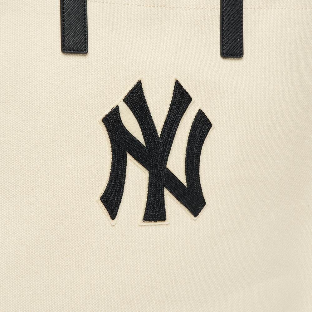 1103 -  Túi MLB Tote Canvas New York Yankees Cream - Code 3AORM022N 50CRS [HÀNG CHÍNH HÃNG]