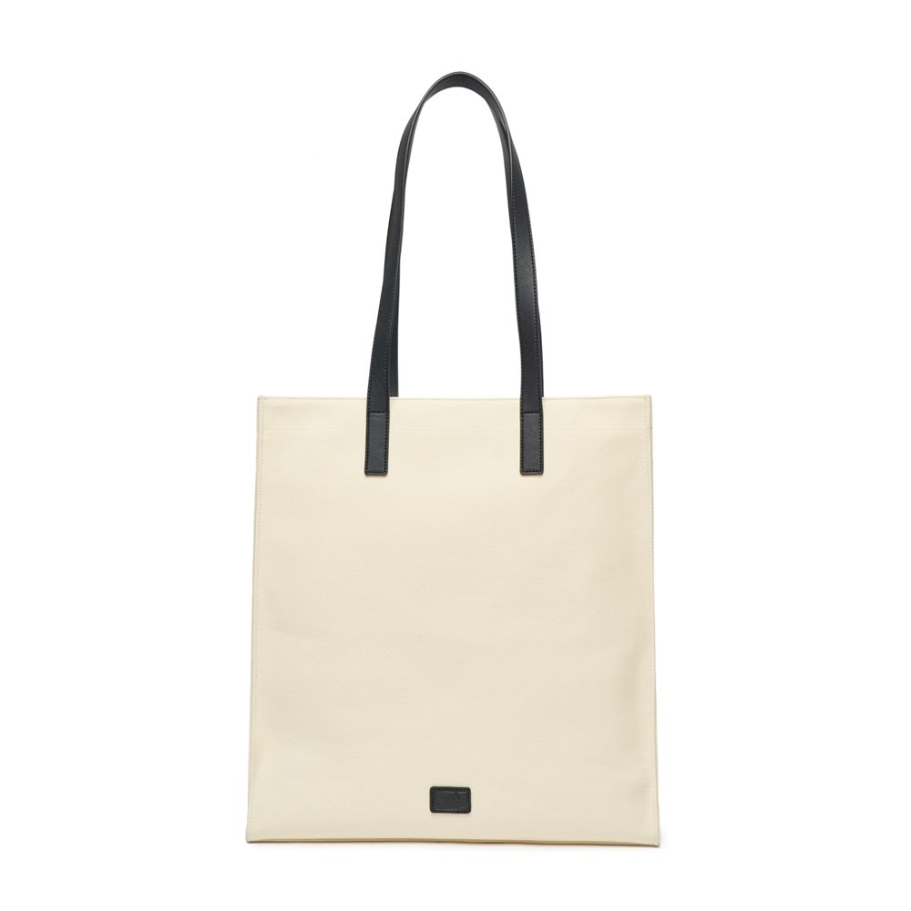 1103 -  Túi MLB Tote Canvas New York Yankees Cream - Code 3AORM022N 50CRS [HÀNG CHÍNH HÃNG]