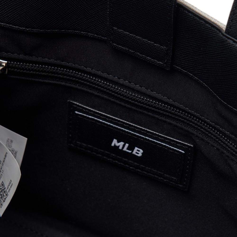 1135 - Túi MLB Korea Varsity Jacquard Tote Bag LA Dodgers Cream - Code 3AORS024N 07CRM [HÀNG CHÍNH HÃNG]