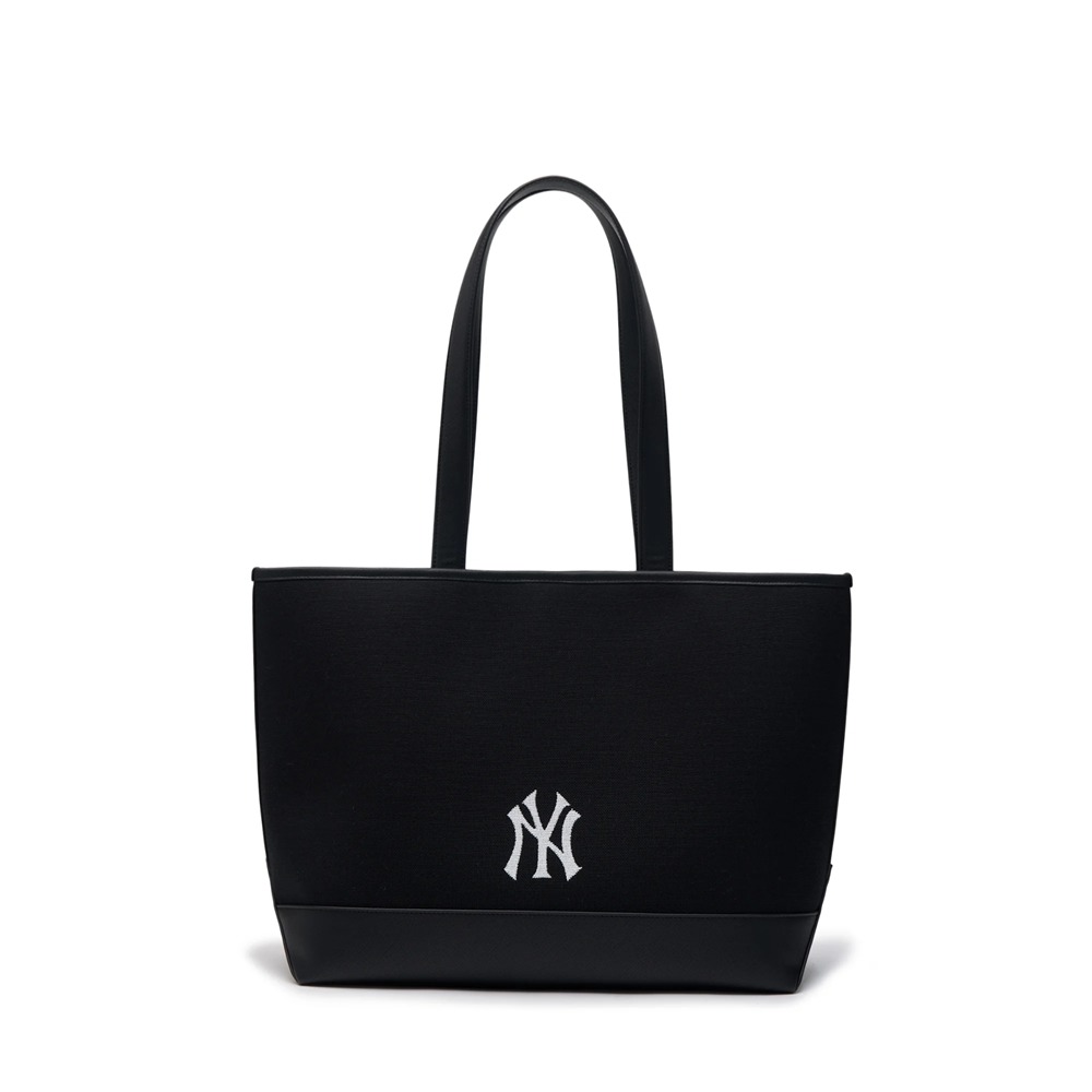 1142 - Túi MLB Varsity Jacquard Shopper Bag New York Yankees Black - Code 3AORL104N 50BKS[HÀNG CHÍNH HÃNG]