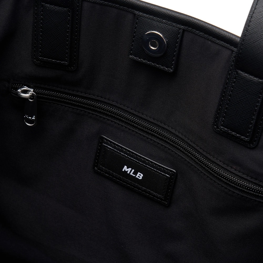 1142 - Túi MLB Varsity Jacquard Shopper Bag New York Yankees Black - Code 3AORL104N 50BKS[HÀNG CHÍNH HÃNG]