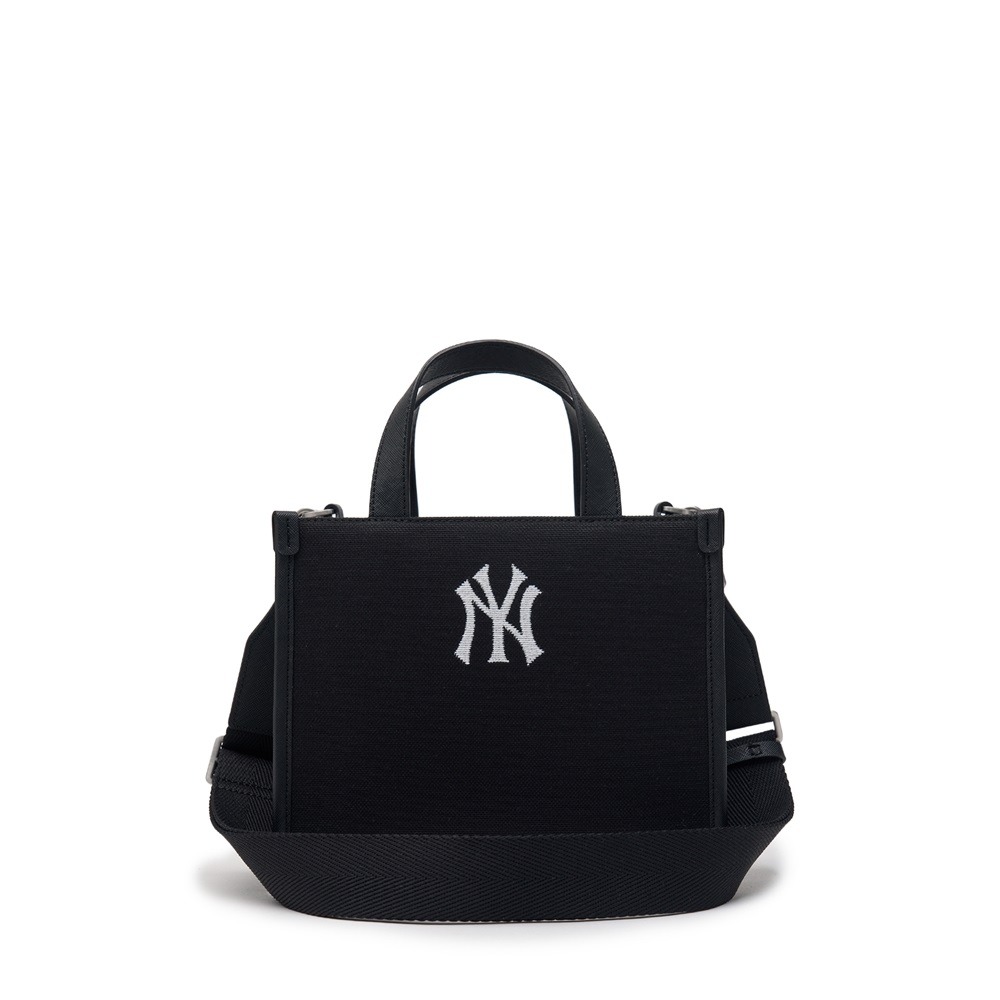 1134 - Túi MLB Korea Varsity Jacquard Tote Bag New York Yankees Black - Code 3AORS024N 50BKS [HÀNG CHÍNH HÃNG]