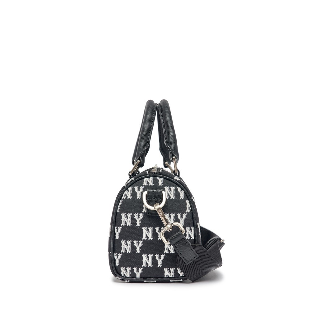502 -  Túi MLB Classic Monogram Jacquard Boston Bag New York Yankees Black Monogram - Đen - Code 3ABWS013N-50BKS [HÀNG CHÍNH HÃNG]