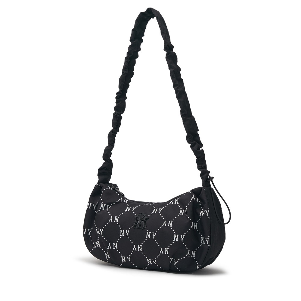 897 -  Túi MLB Dia Mono Sportive Hobo Bag New York Yankees - Black - Code 3ABQS034N-50BKS [HÀNG CHÍNH HÃNG]