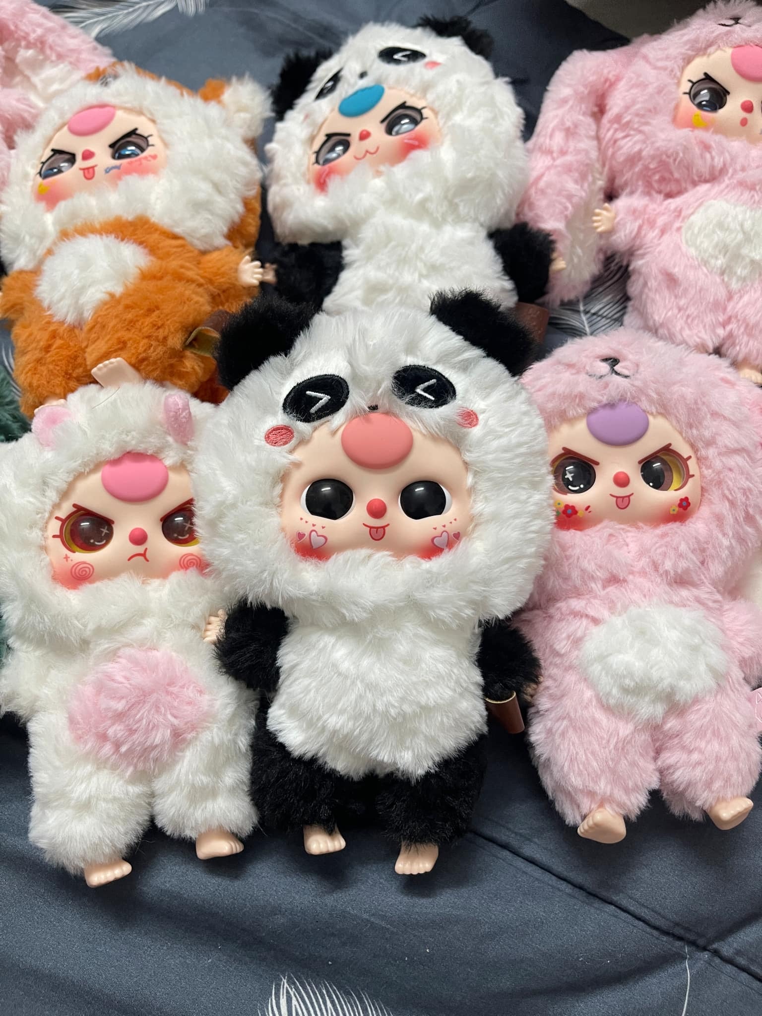 1214 - Baby Three V3 Blindbox - Hộp Mù 1 Bé - Baby Three V3 Animal Party Big Cute Plush Series Art Toy [CHÍNH HÃNG]