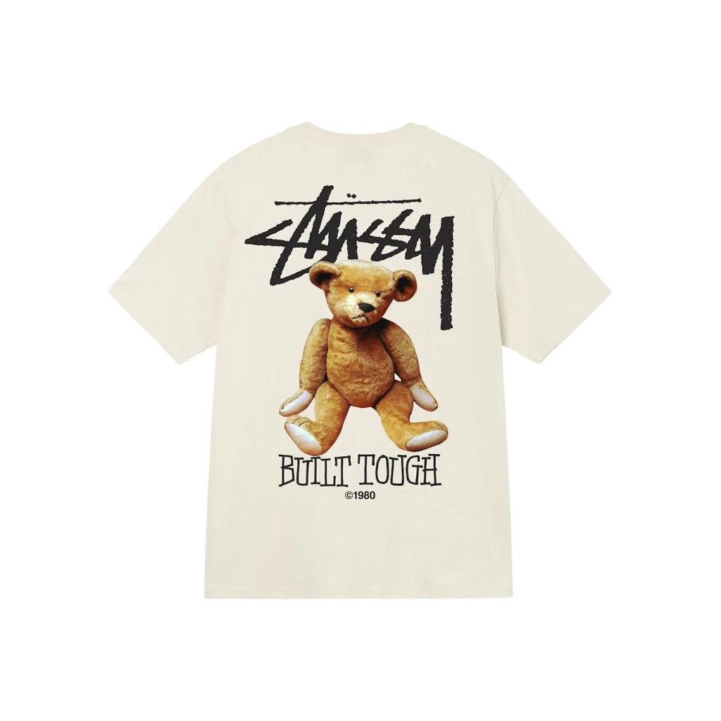 853 -  Áo Stussy Built Tough Bear - Beige - Code 1904893 [HÀNG CHÍNH HÃNG]