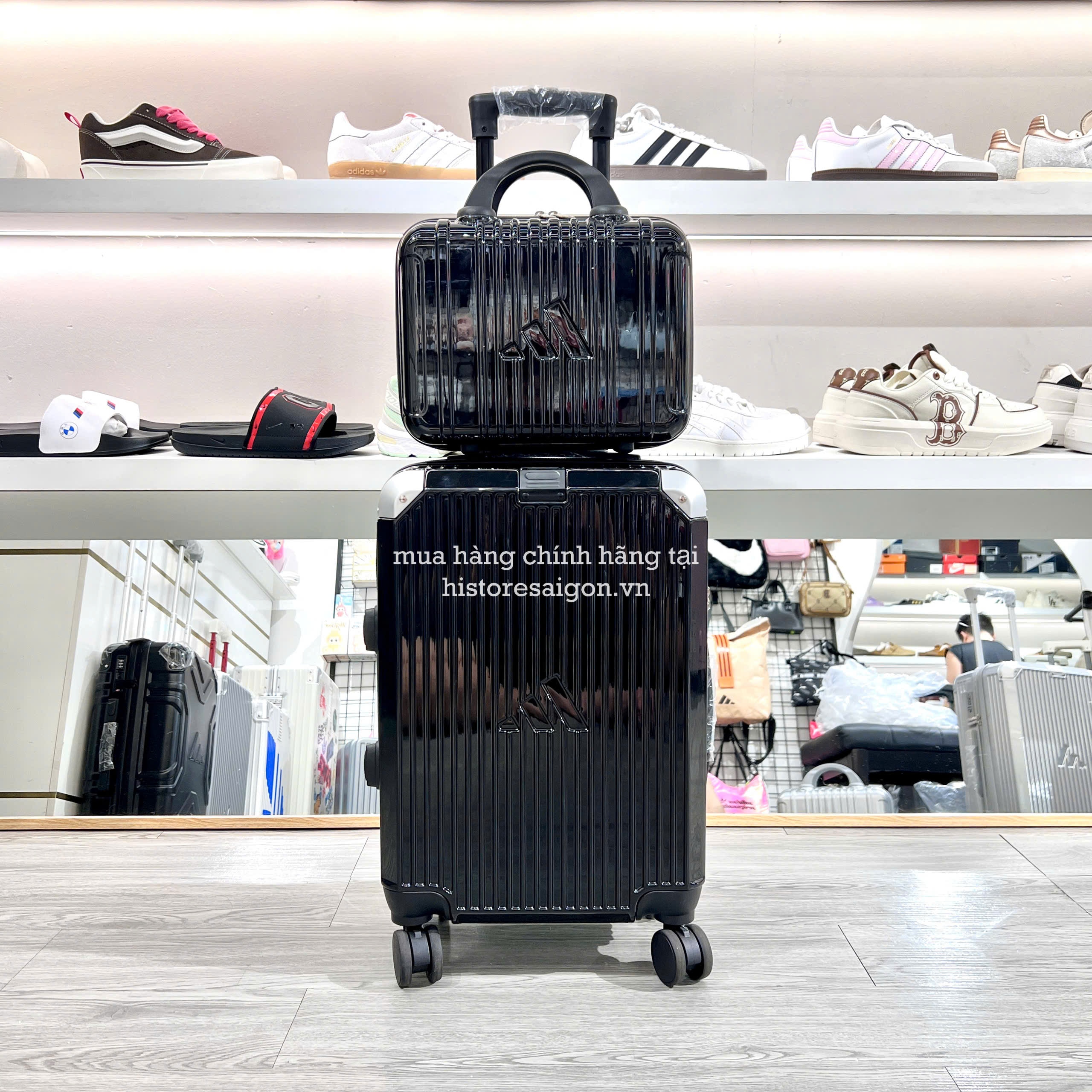 2729 - Vali Adidas Cốp Đen Size 20 Xách Tay 2026 Mang Lên Máy Bay [CHÍNH HÃNG]