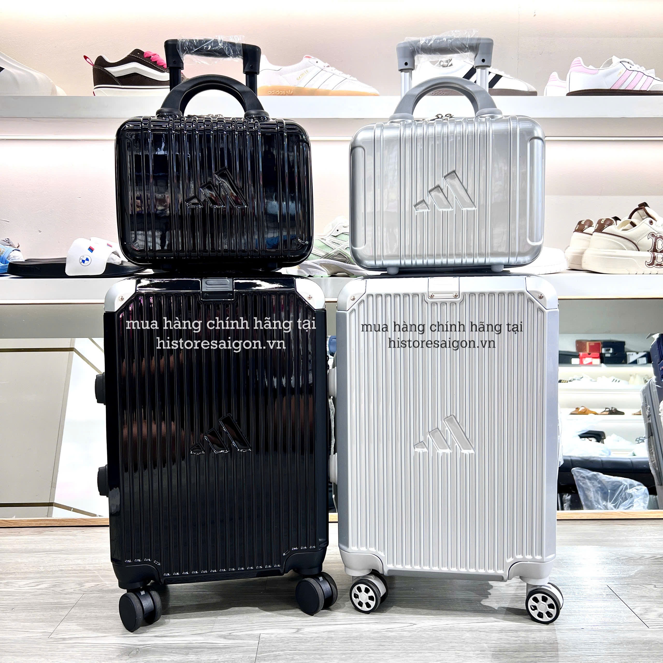 2729 - Vali Adidas Cốp Đen Size 20 Xách Tay 2026 Mang Lên Máy Bay [CHÍNH HÃNG]