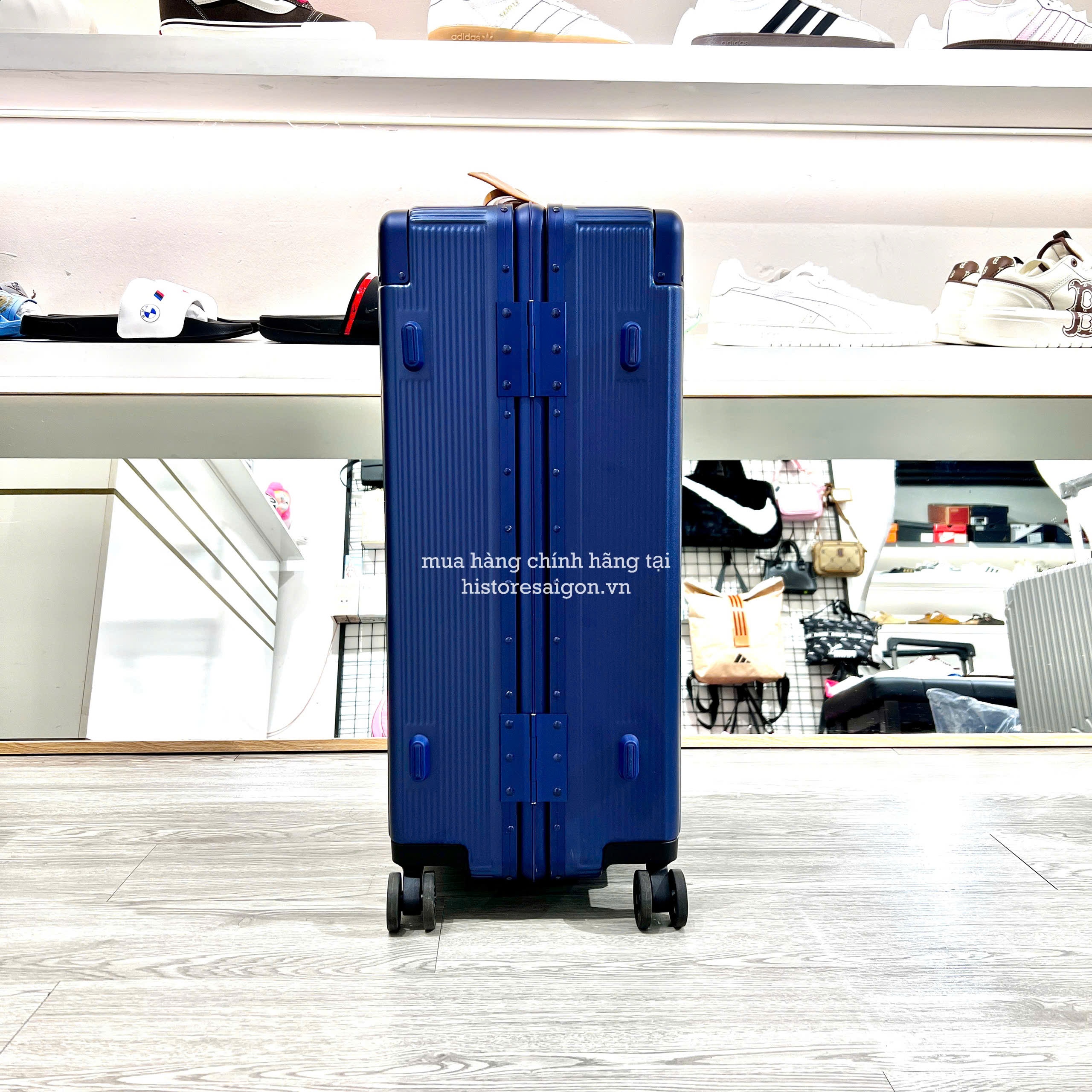 2728 - Vali Fila Xanh LV Size 24 Ký Gửi Embossed Logo [HÀNG CHÍNH HÃNG]