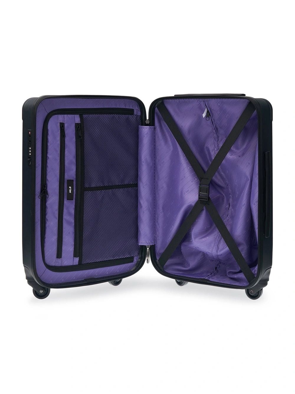 2640 - Vali MLB Classic Mono NY Size 22 Cabin Xách Tay (Mang lên máy bay) Xanh Than 3AHH0014N-50BKS [HÀNG CHÍNH HÃNG]