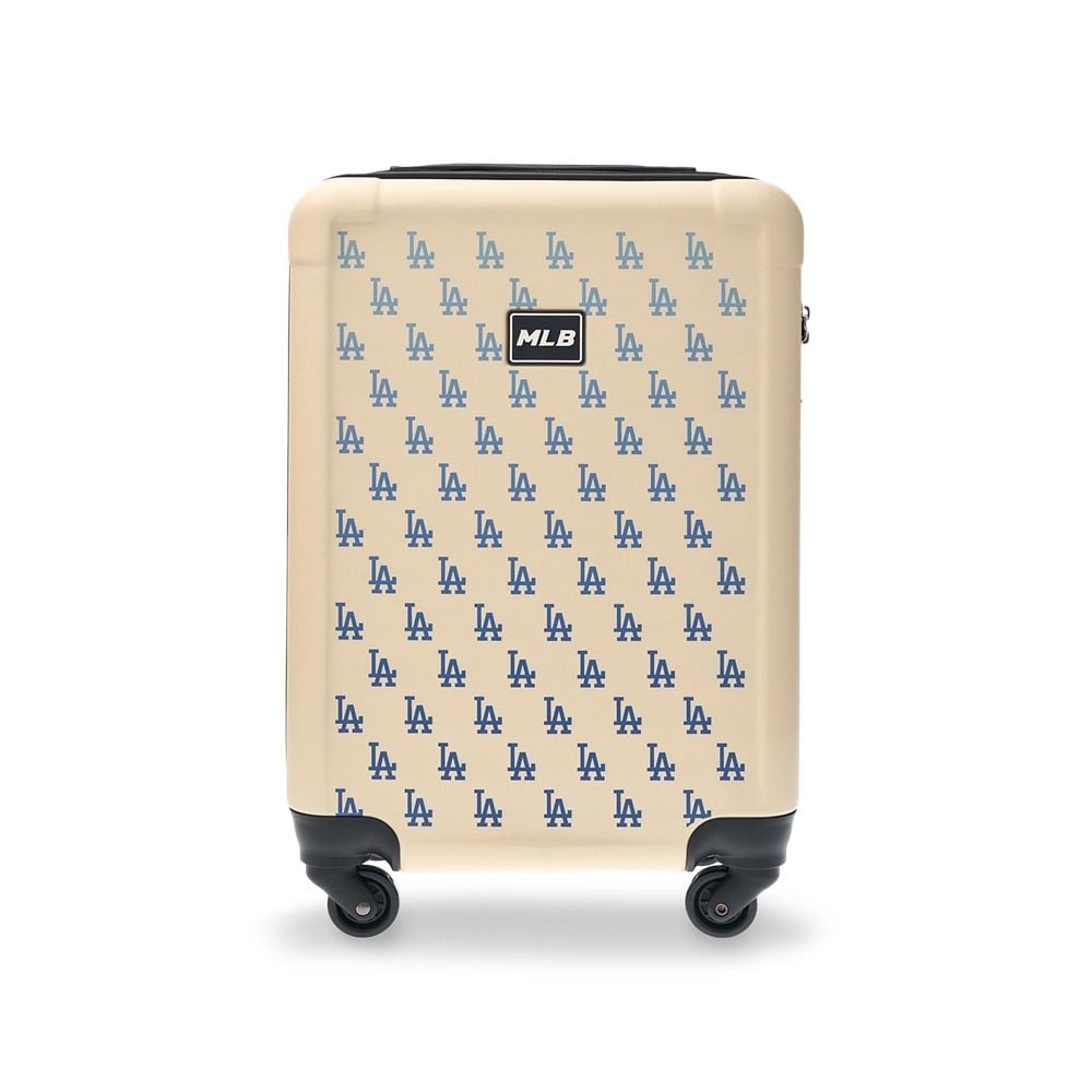 2643 - Vali MLB Classic Mono NY Size 22 Cabin Xách Tay (Mang lên máy bay) 3AHH0014N-07CRS Trắng Kem [HÀNG CHÍNH HÃNG]