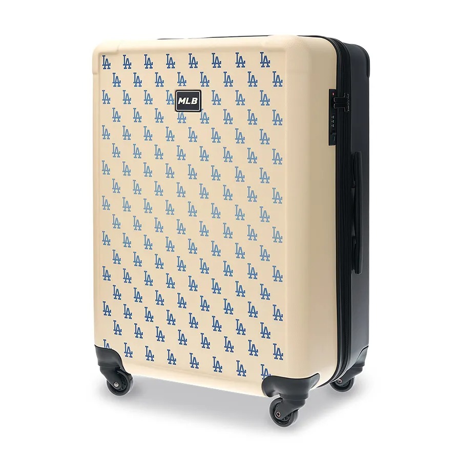 2641 - Vali MLB Classic Mono NY Size 26 Ký Gửi 3AHH0024N-07CRS Trắng Kem [HÀNG CHÍNH HÃNG]