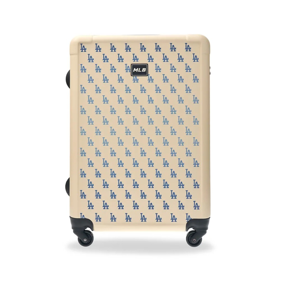 2641 - Vali MLB Classic Mono NY Size 26 Ký Gửi 3AHH0024N-07CRS Trắng Kem [HÀNG CHÍNH HÃNG]