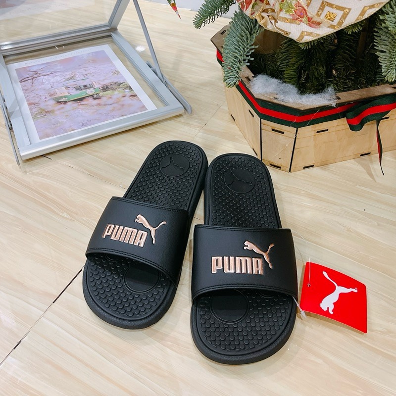 803 -  Dép Puma Cool Cat Black Rose Gold - Code 371013-05 [HÀNG CHÍNH HÃNG]