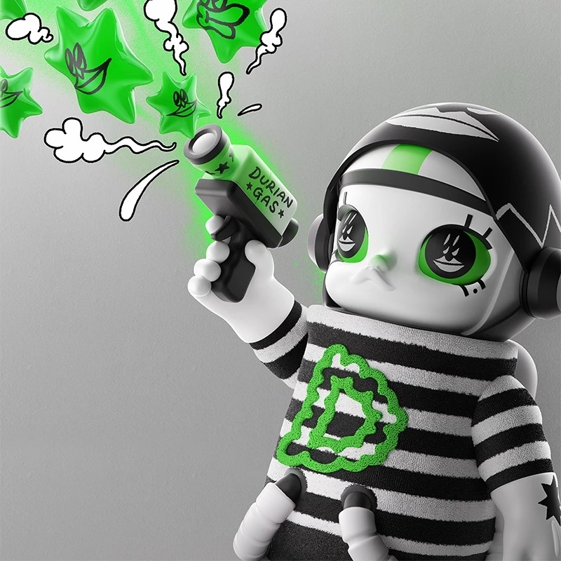 1489 - Molly Lala Company Durian Man 400% - POPMART MEGA SPACE MOLLY 400% LALA COMPANY DURIAN MAN [CHÍNH HÃNG]