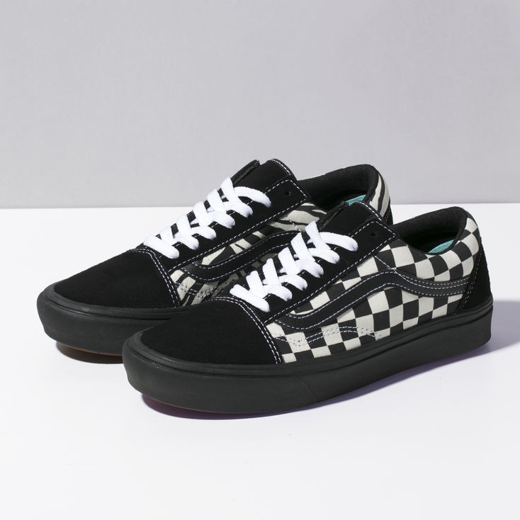 051 -  Vans Old Skool Comfy - Đen Caro [HÀNG CHÍNH HÃNG]
