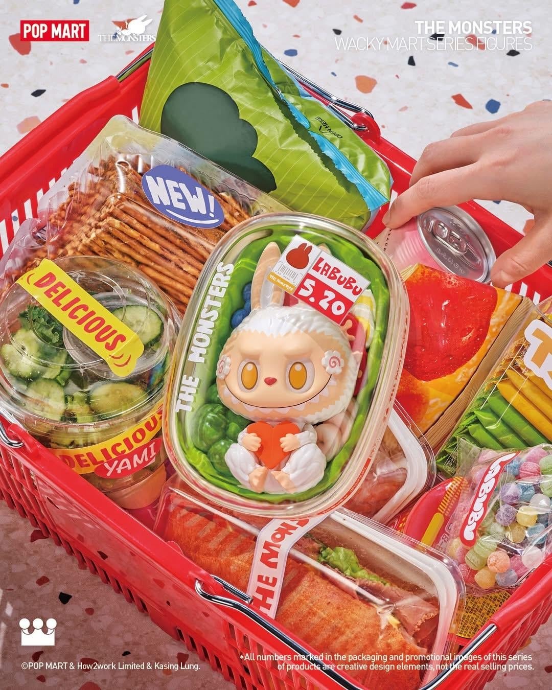 1671 - Labubu Wacky Mart Series Figure Blindbox POPMART The Monster [HÀNG CHÍNH HÃNG]