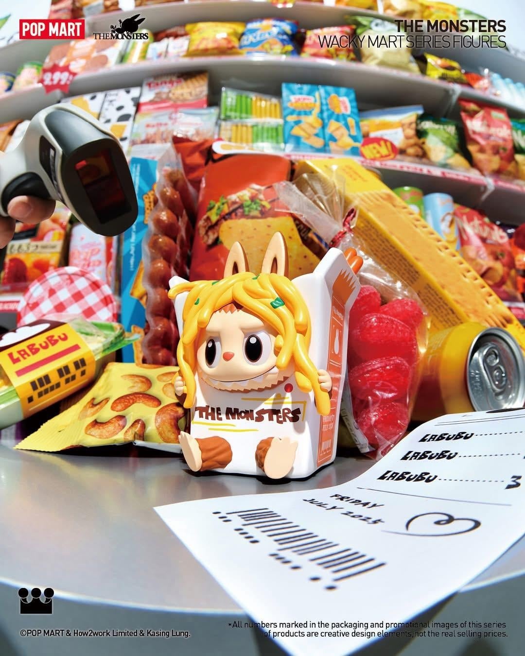 1671 - Labubu Wacky Mart Series Figure Blindbox POPMART The Monster [HÀNG CHÍNH HÃNG]