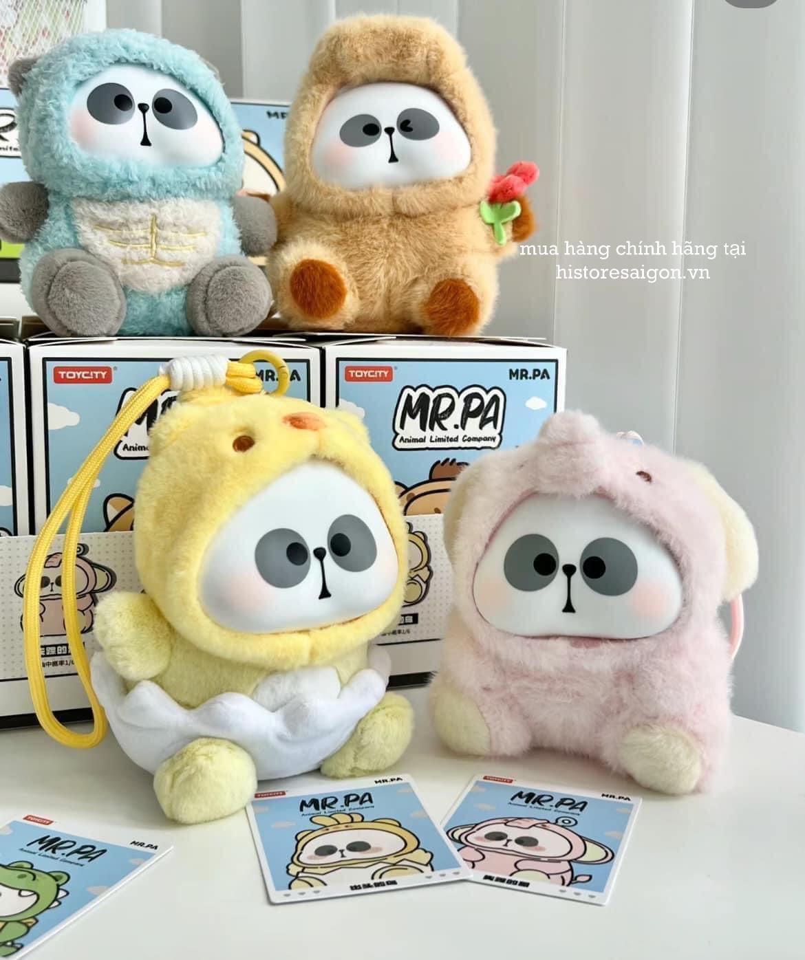 1191 - Mr Pa Animal Vinyl ToyCity (Mr Panda) - Set 6 hộp [CHÍNH HÃNG]