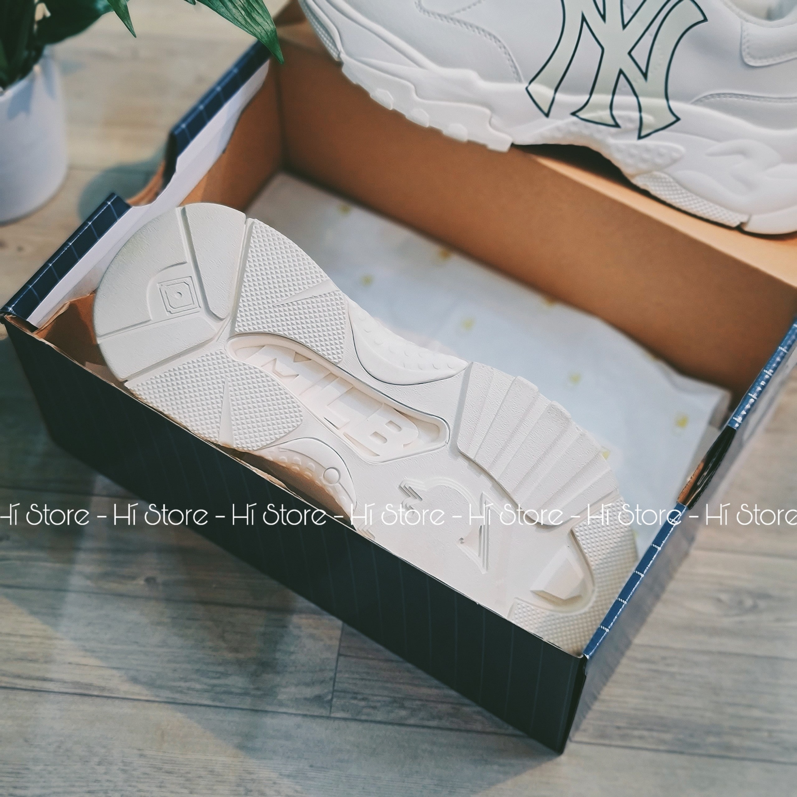 098 -  MLB Chunky Ny Trắng - OG - Code 3ASHC104N-50IVS [HÀNG CHÍNH HÃNG]