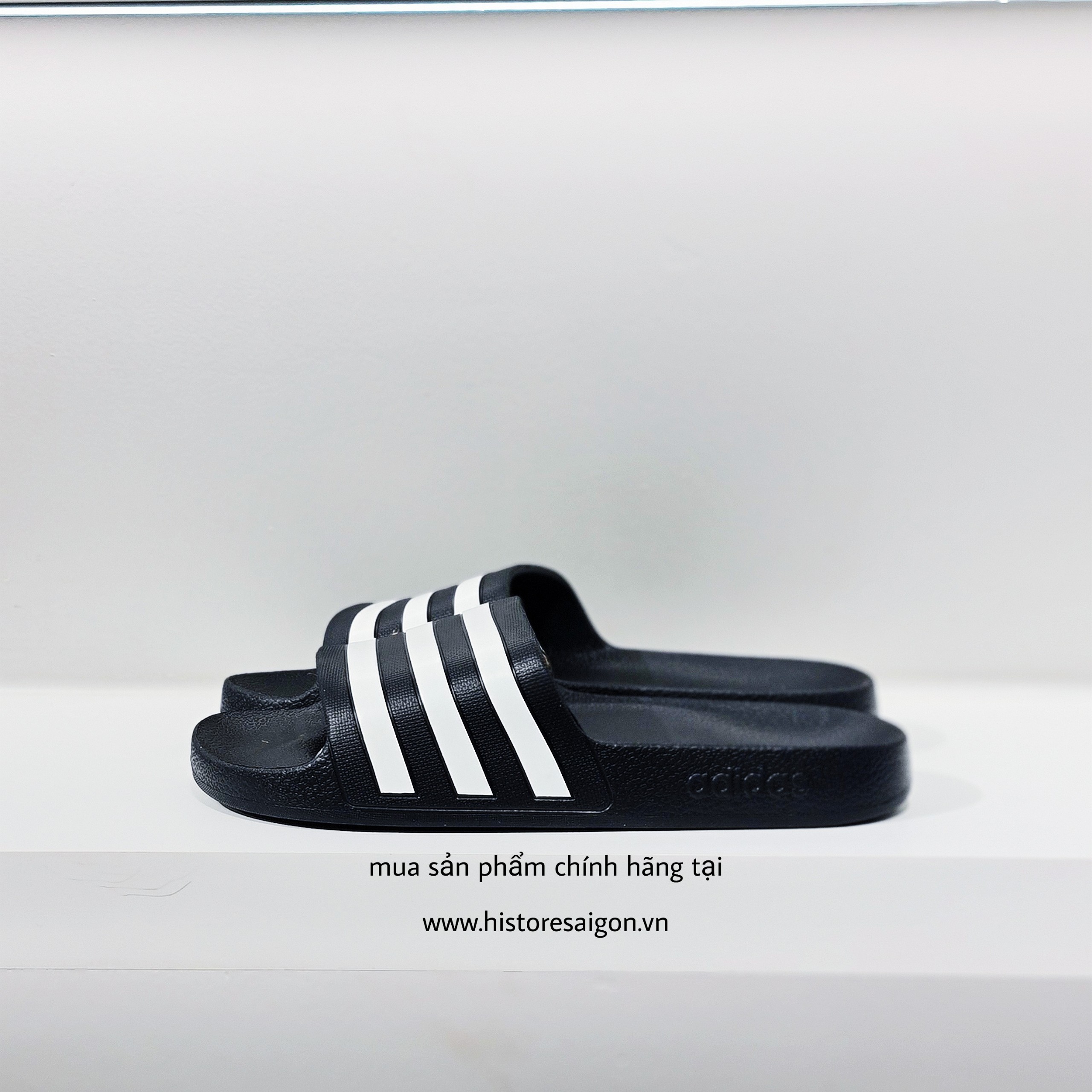 152 -  Dép Adidas Aqua Slide - Đen Trắng [HÀNG CHÍNH HÃNG]