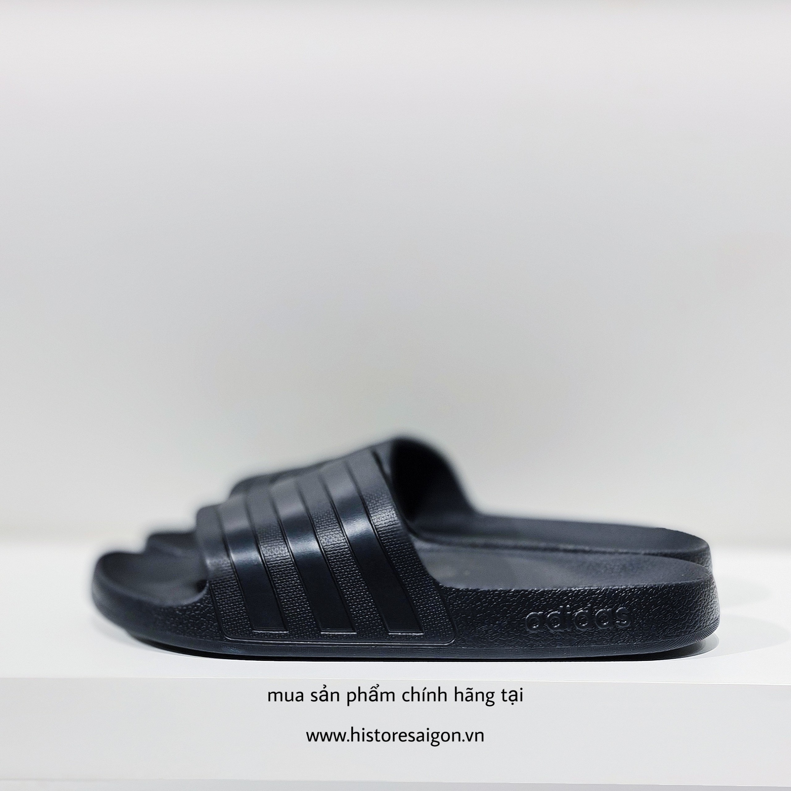151 -  Dép Adidas Aqua Slide - Full Đen [HÀNG CHÍNH HÃNG]