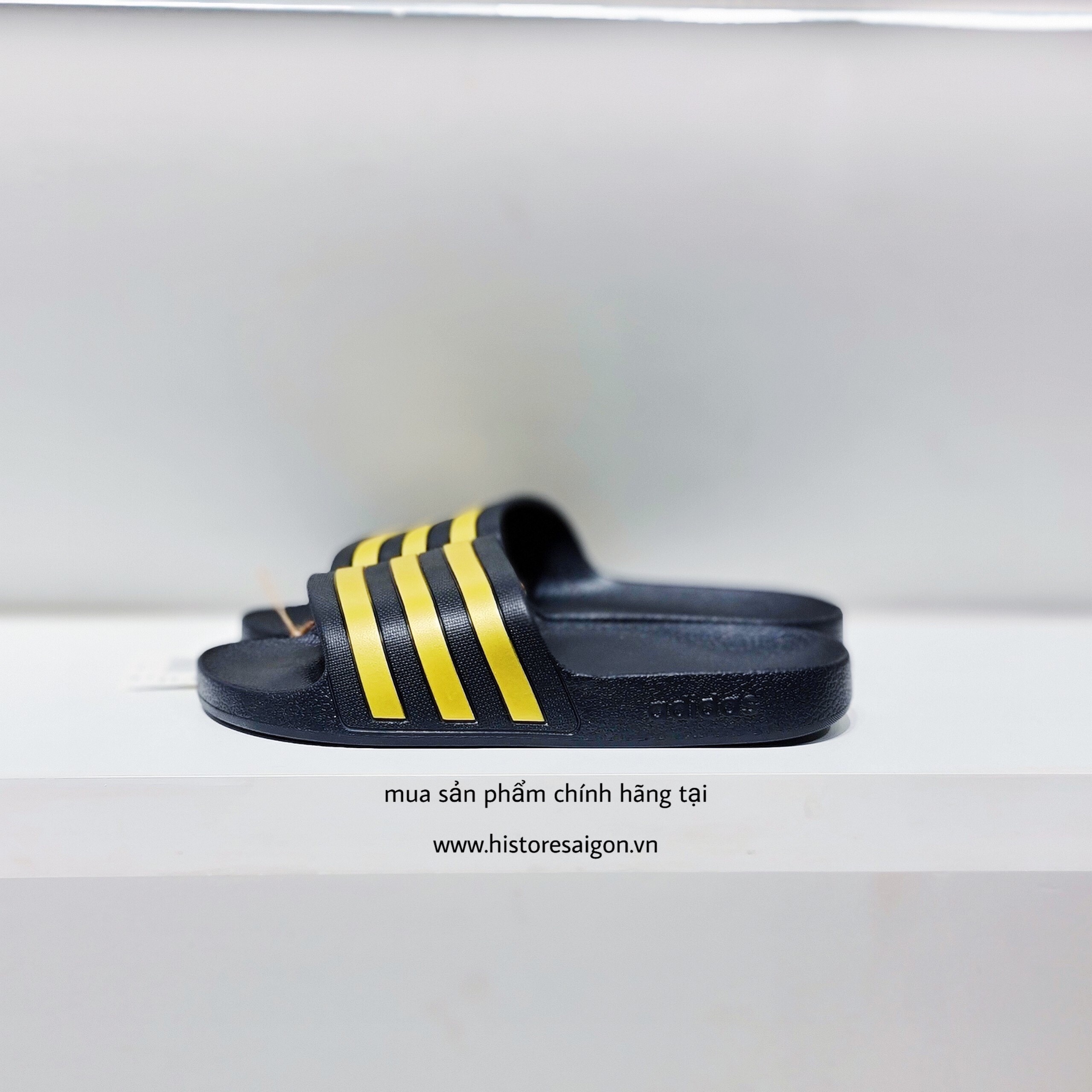 161 -  Dép Adidas Aqua Slide - Vàng [HÀNG CHÍNH HÃNG]