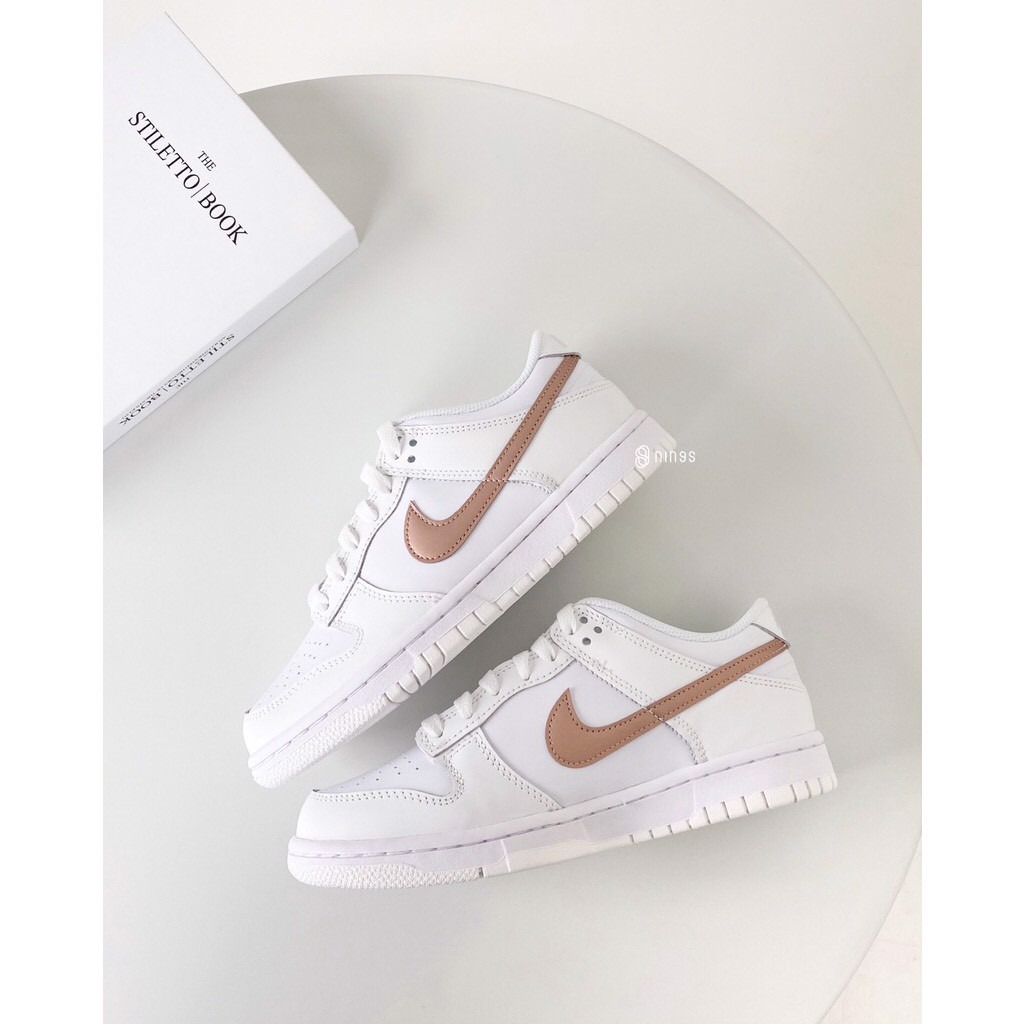 317 -  Giày Nike Dunk Low "White/Rose Pink" - DH9765-100 [HÀNG CHÍNH HÃNG]